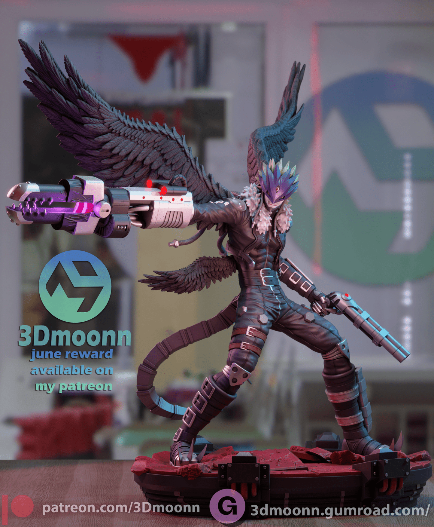 Beelzemon - 3DMoonn - Dark Forge Arts