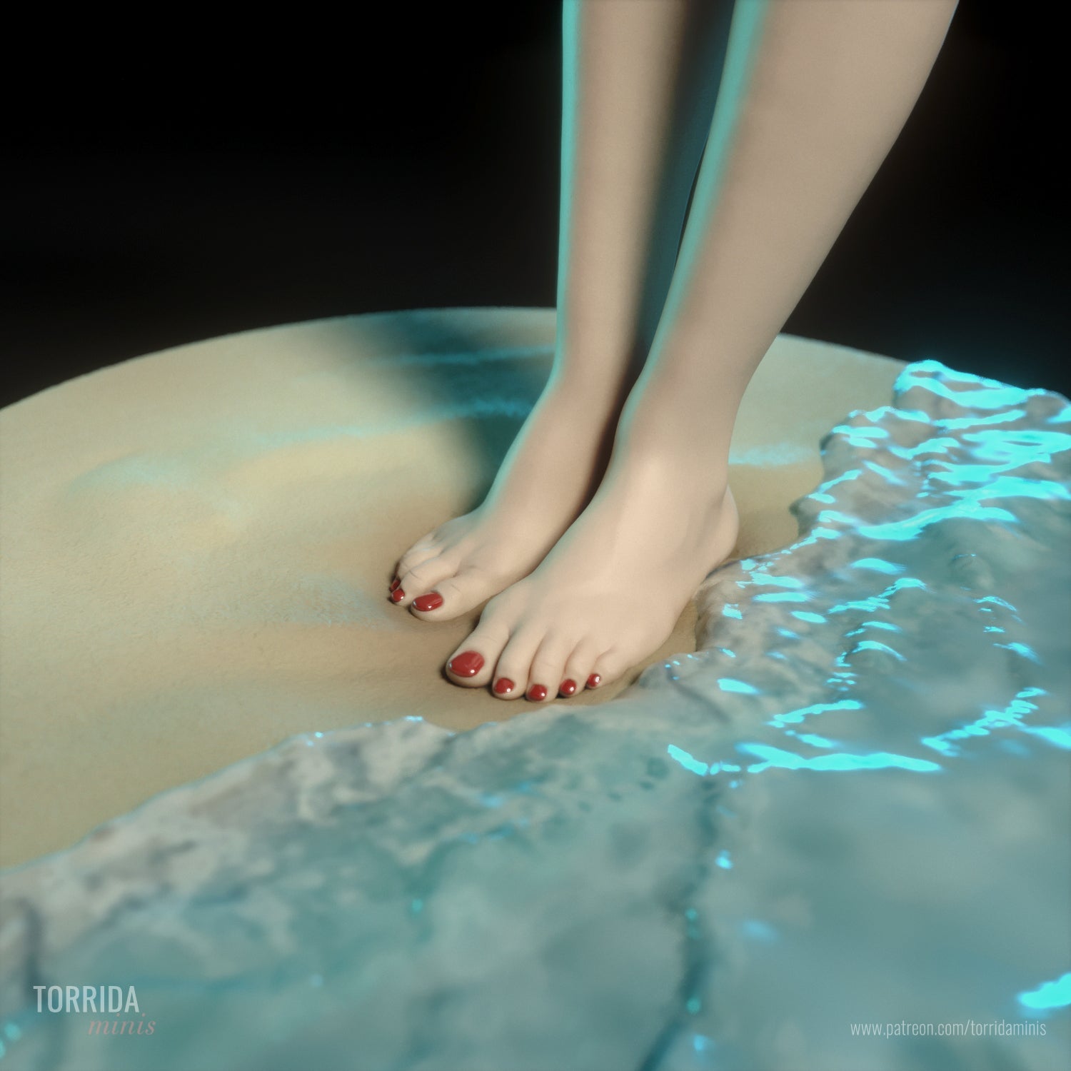 Bettie Page v2 - Torrida Minis - Dark Forge Arts