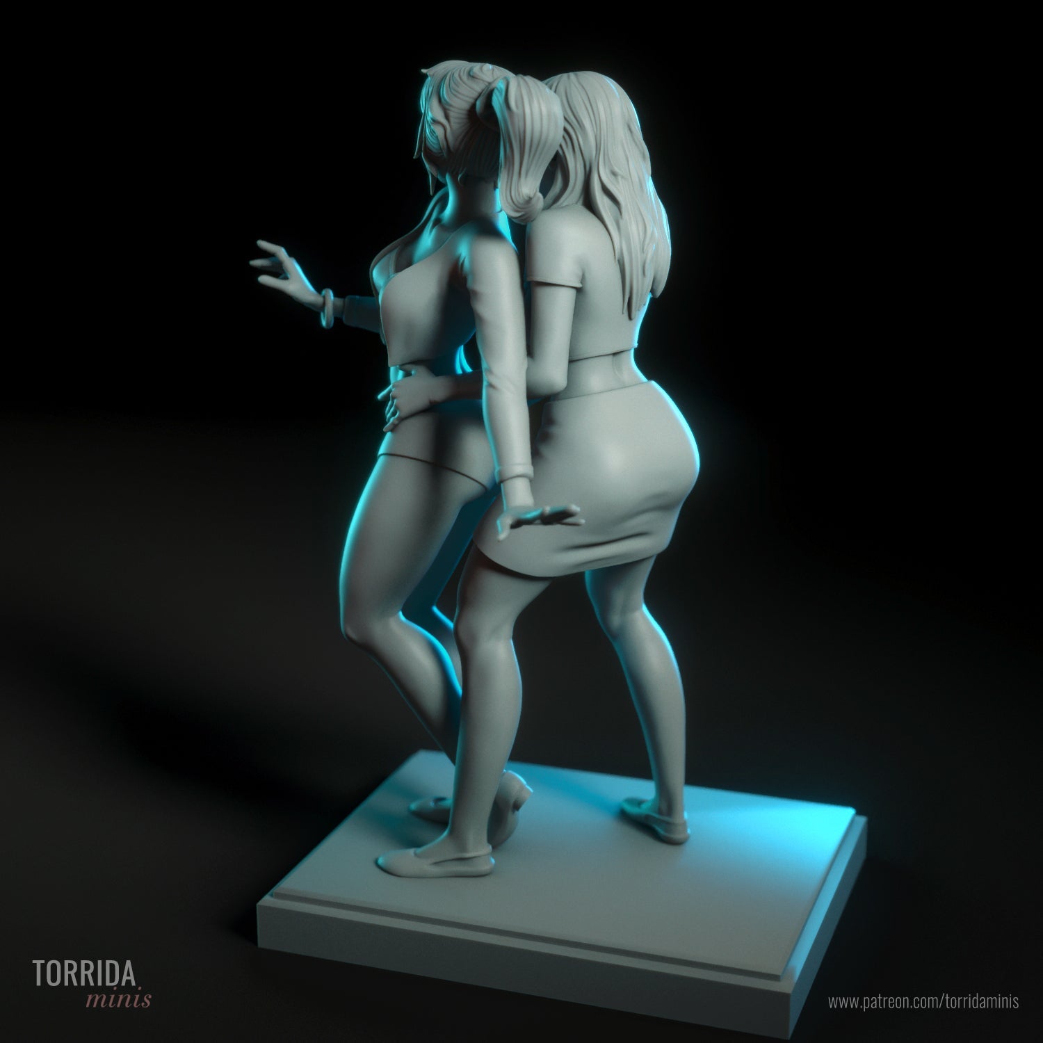 Betty and Veronica - Torrida Minis - Dark Forge Arts