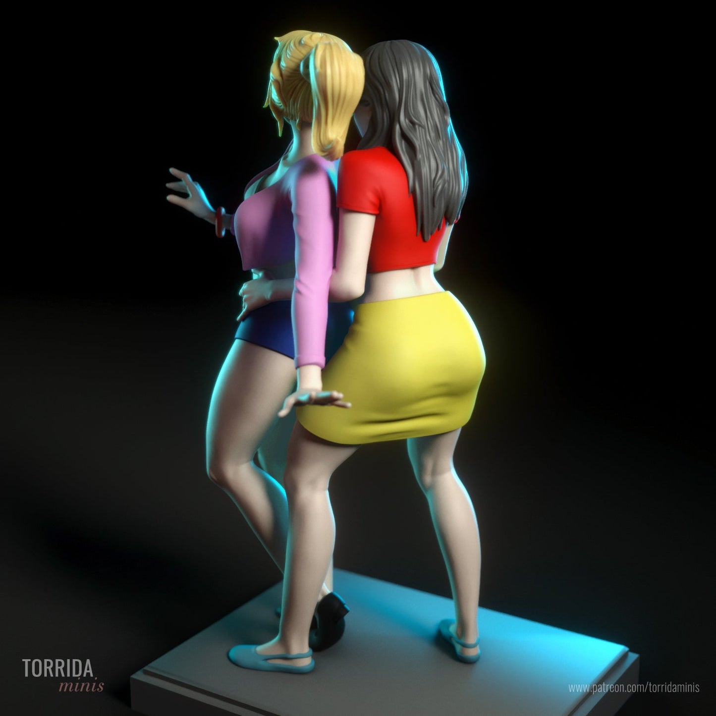 Betty and Veronica - Torrida Minis - Dark Forge Arts