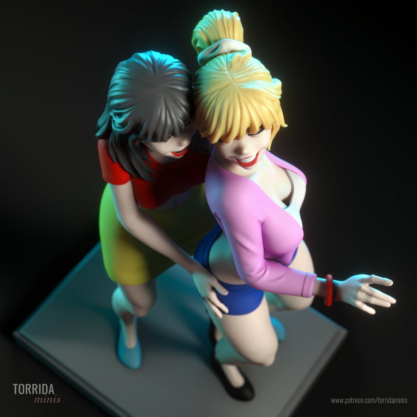 Betty and Veronica - Torrida Minis - Dark Forge Arts