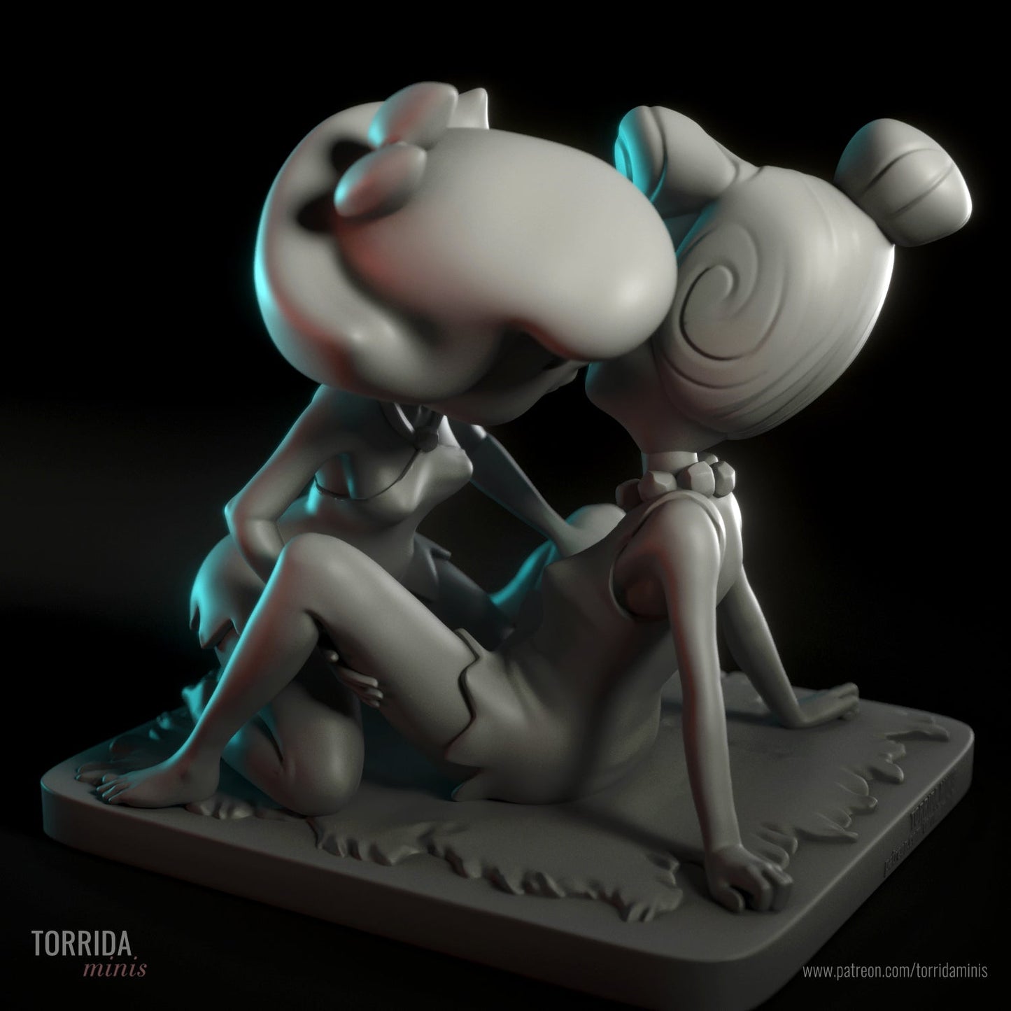 Betty and Wilma - Torrida Minis - Dark Forge Arts