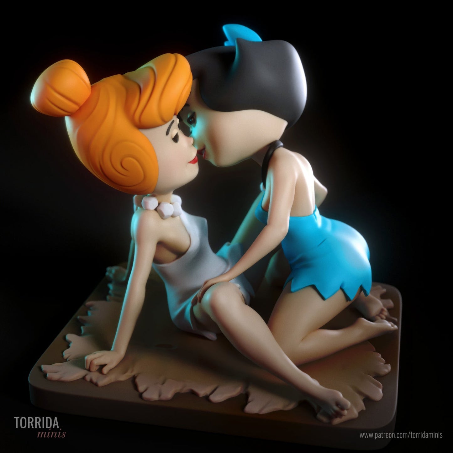 Betty and Wilma - Torrida Minis - Dark Forge Arts
