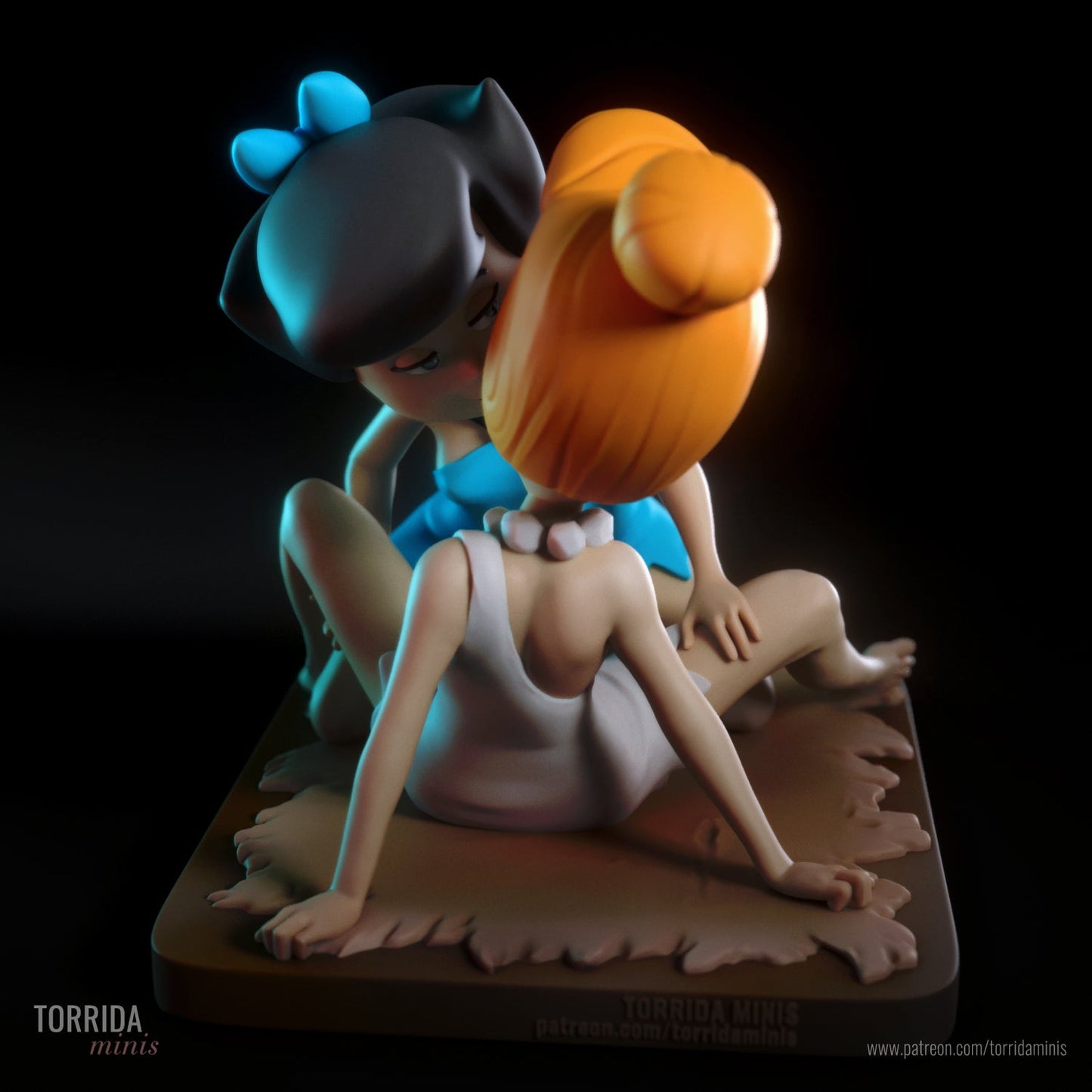 Betty and Wilma - Torrida Minis - Dark Forge Arts