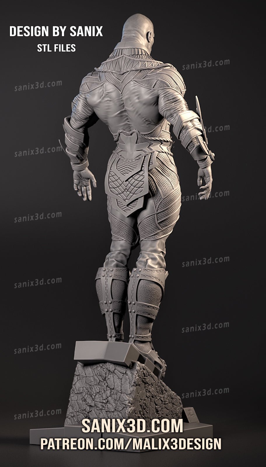 Black Adam - Sanix3D - Dark Forge Arts