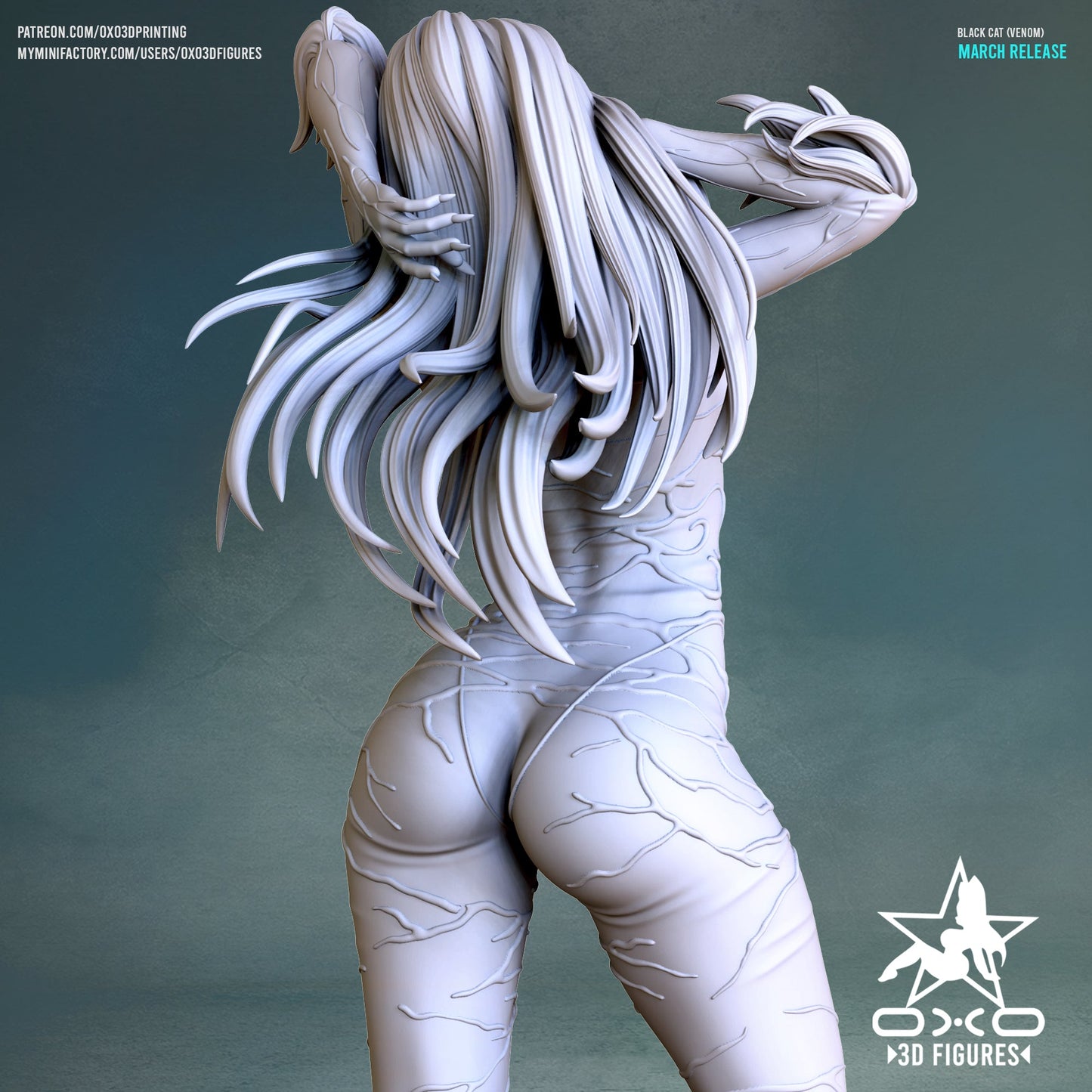 Black Cat - OXO3D - Dark Forge Arts