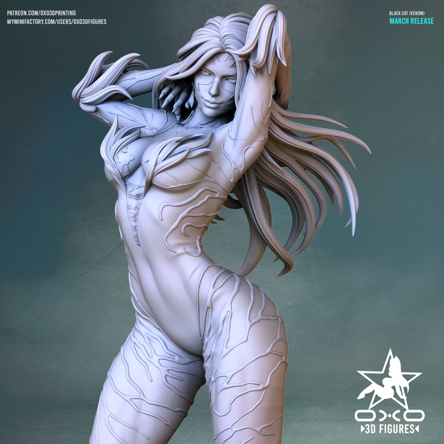 Black Cat - OXO3D - Dark Forge Arts