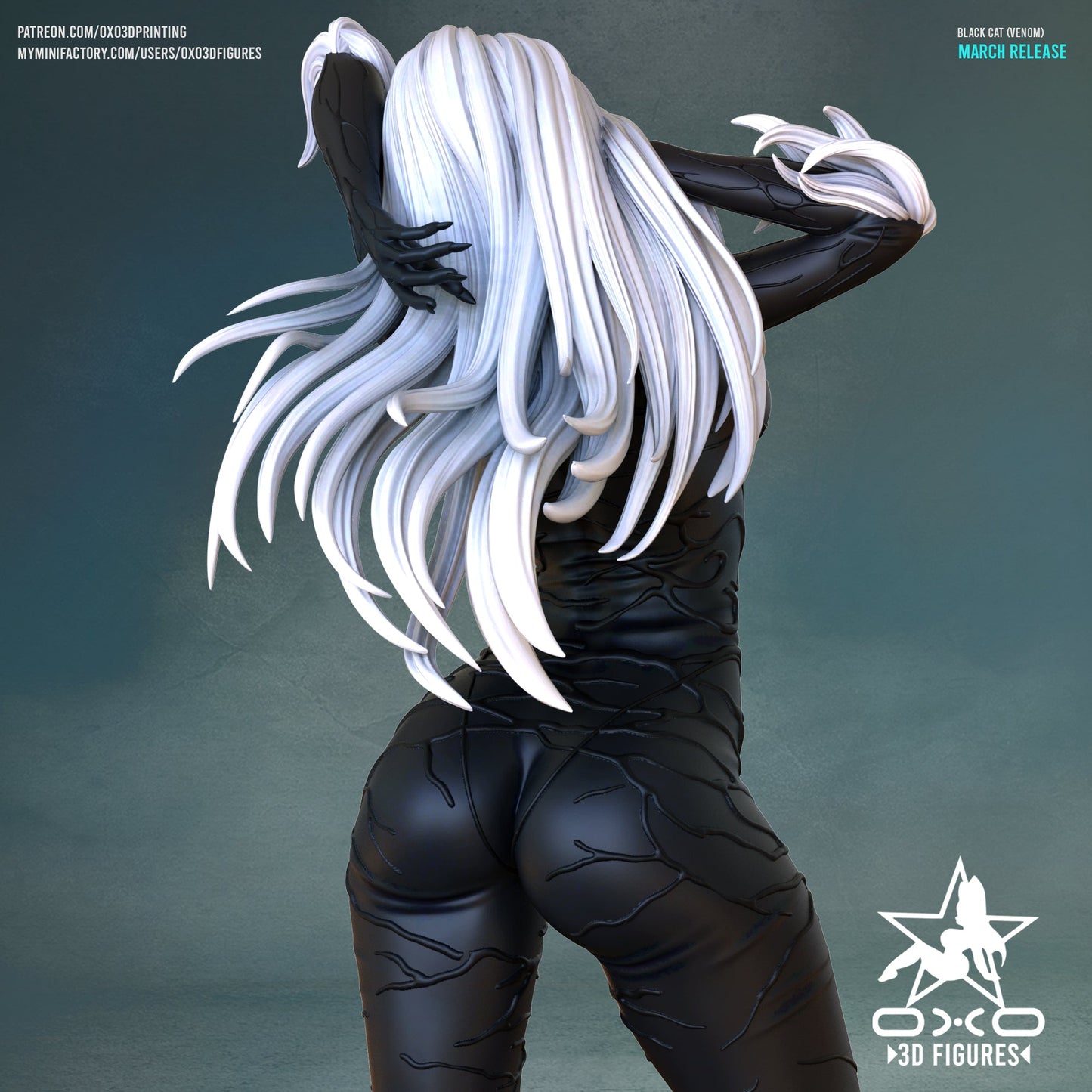 Black Cat - OXO3D - Dark Forge Arts