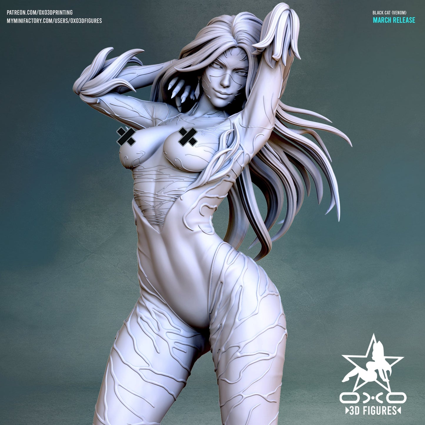 Black Cat - OXO3D - Dark Forge Arts