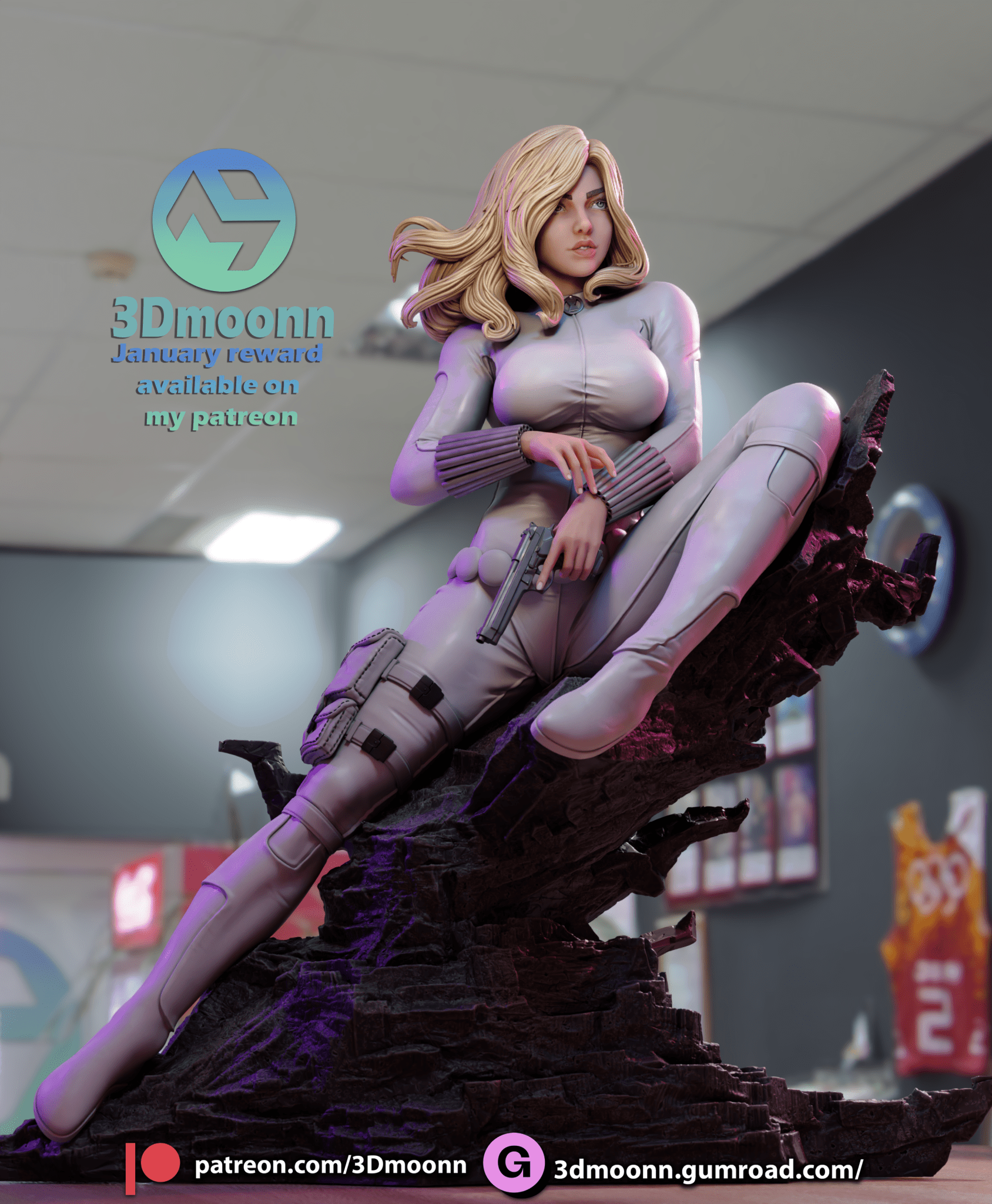 Black Widow - 3DMoonn - Dark Forge Arts