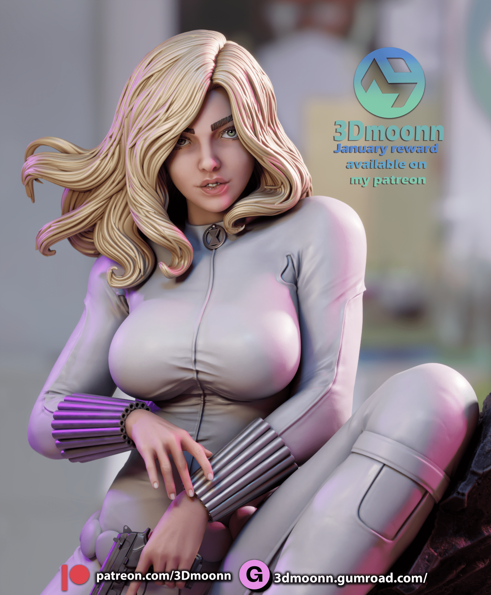 Black Widow - 3DMoonn - Dark Forge Arts