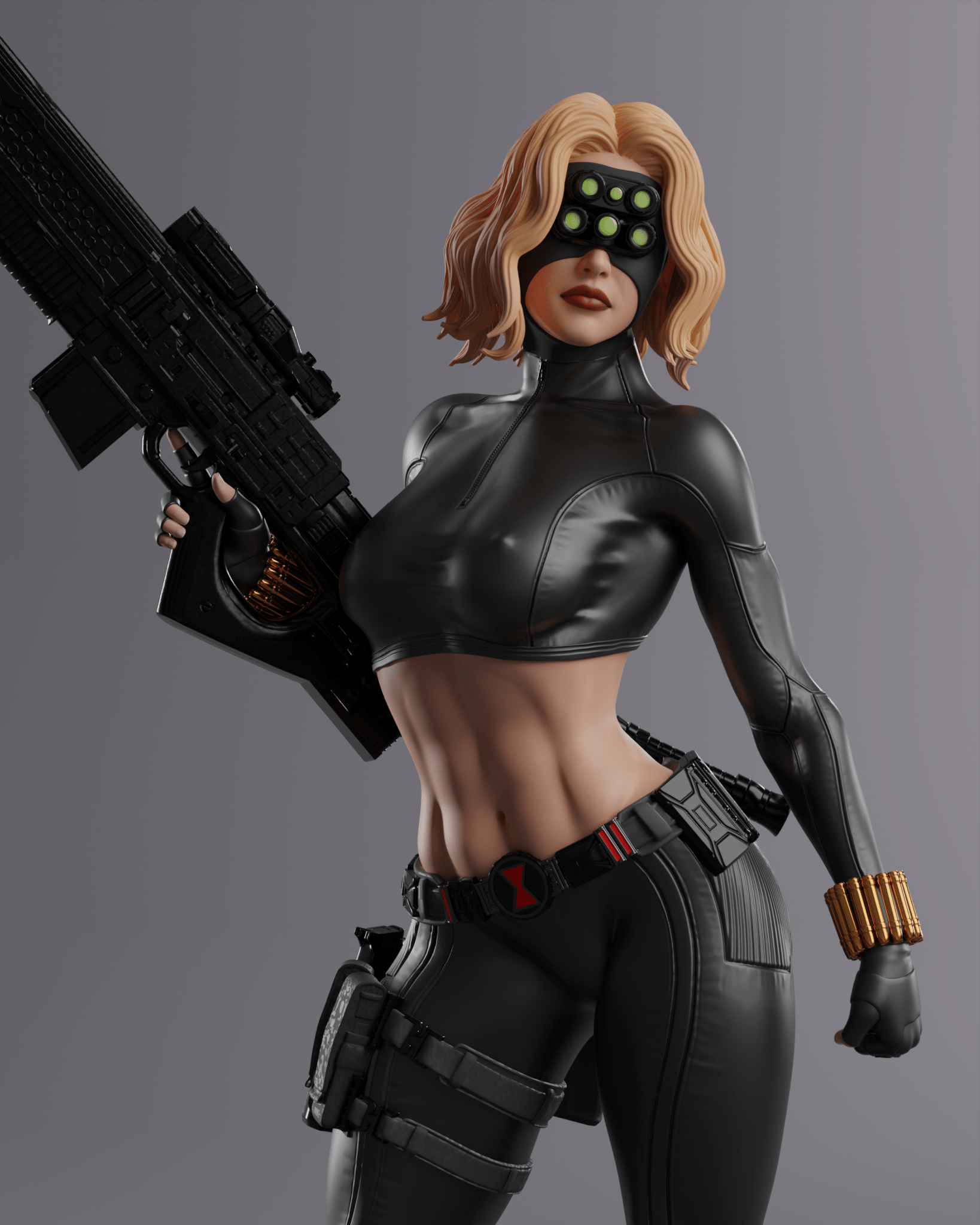 Black Widow - Abe3D - Dark Forge Arts