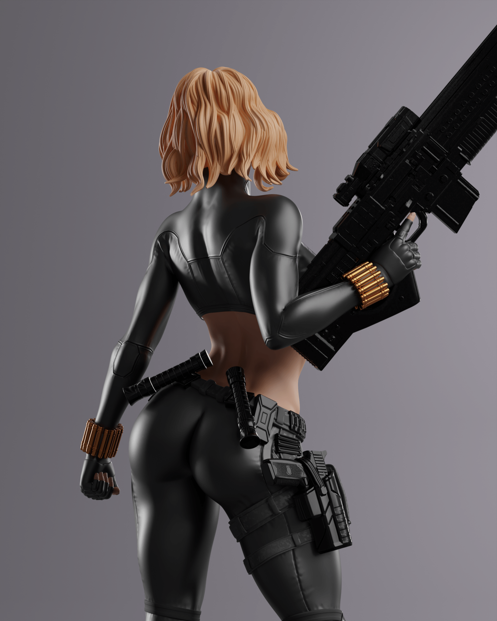 Black Widow - Abe3D - Dark Forge Arts