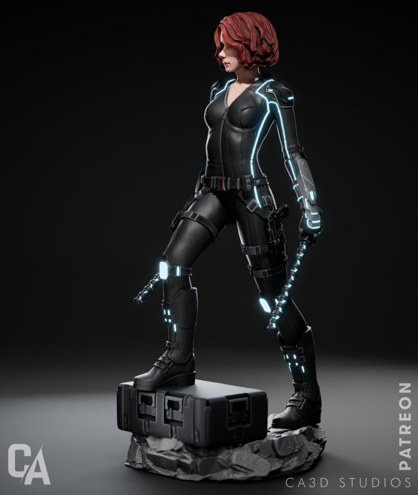 Black Widow - CA 3D Studios - Dark Forge Arts
