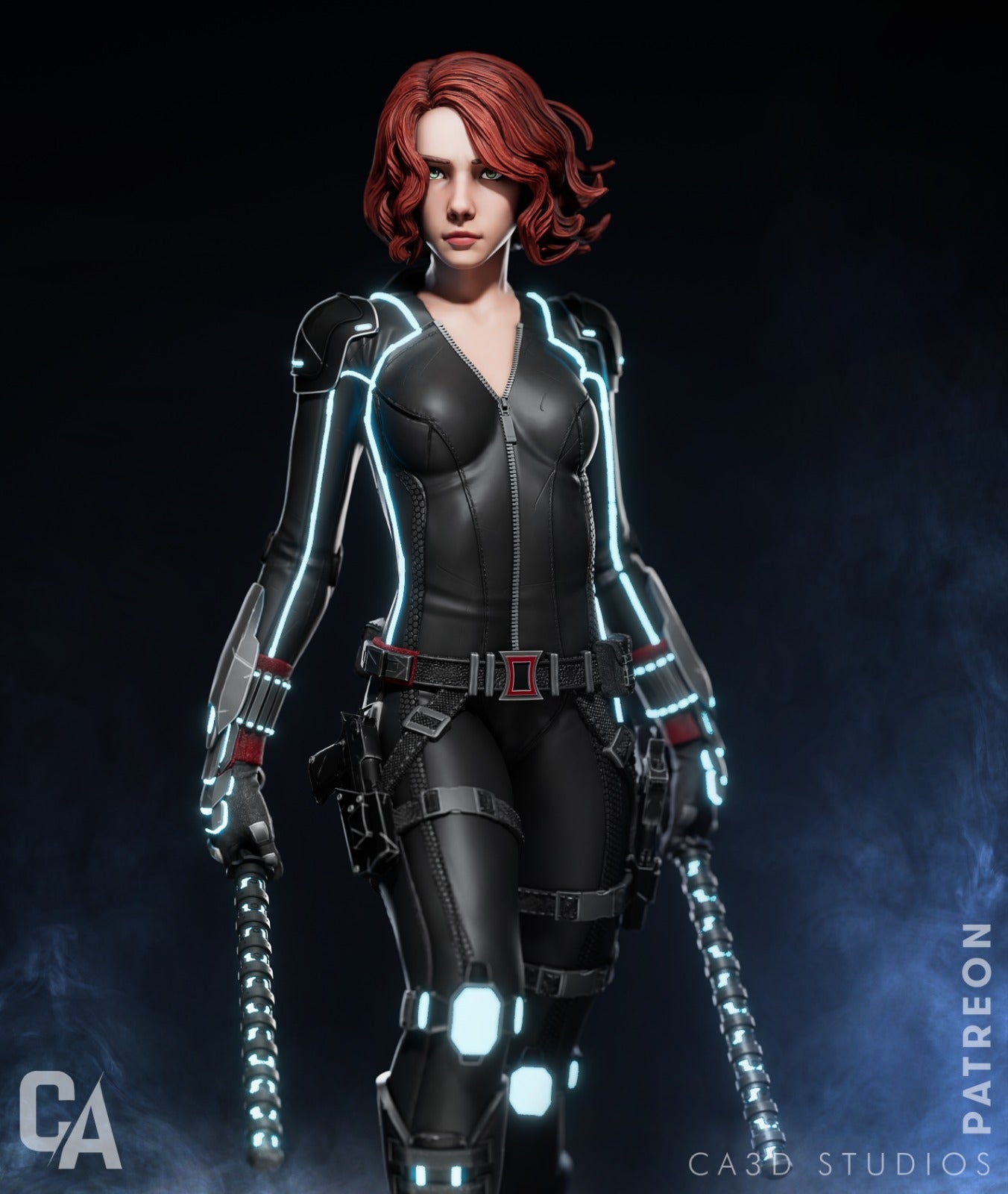Black Widow - CA 3D Studios - Dark Forge Arts