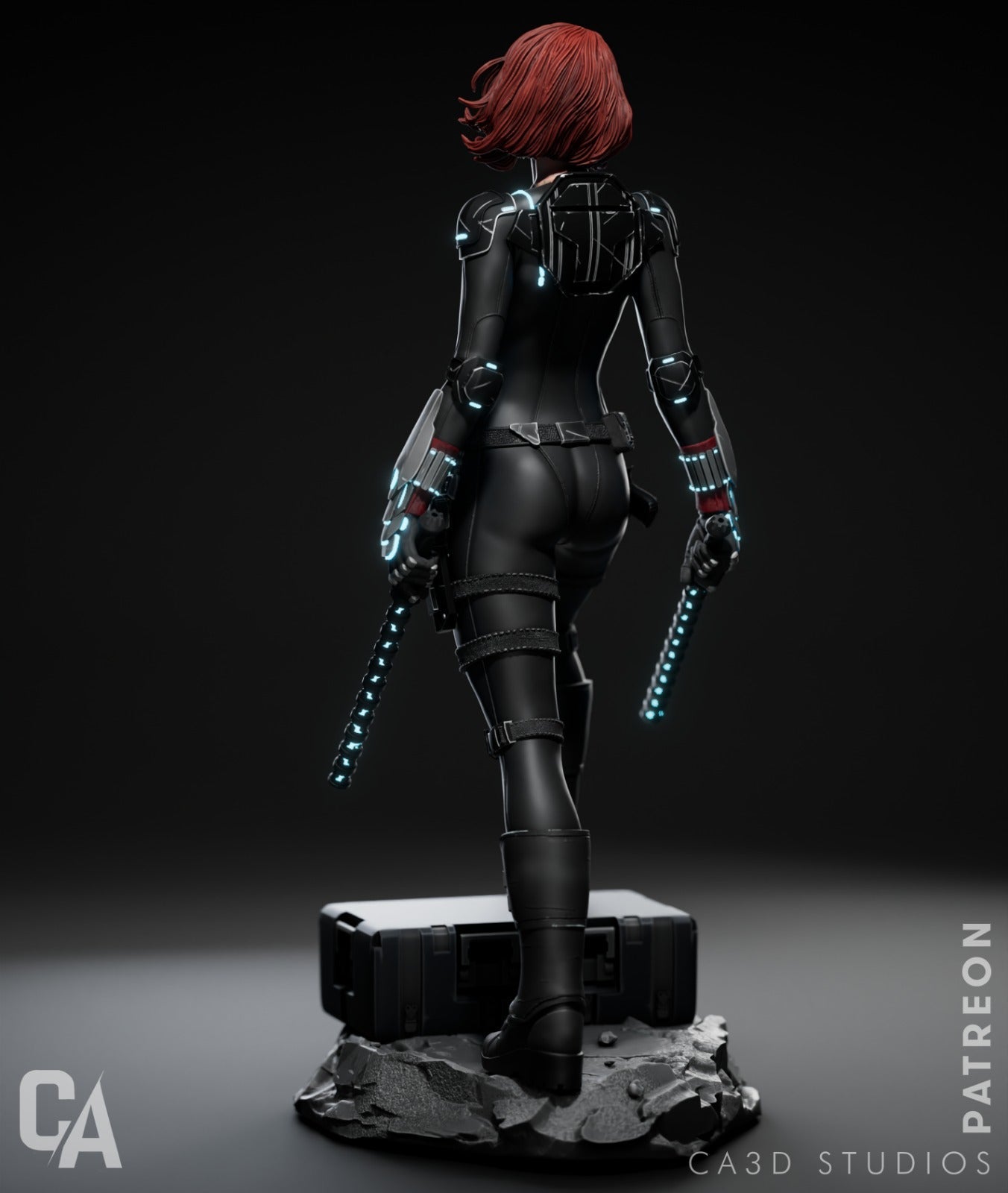 Black Widow - CA 3D Studios - Dark Forge Arts