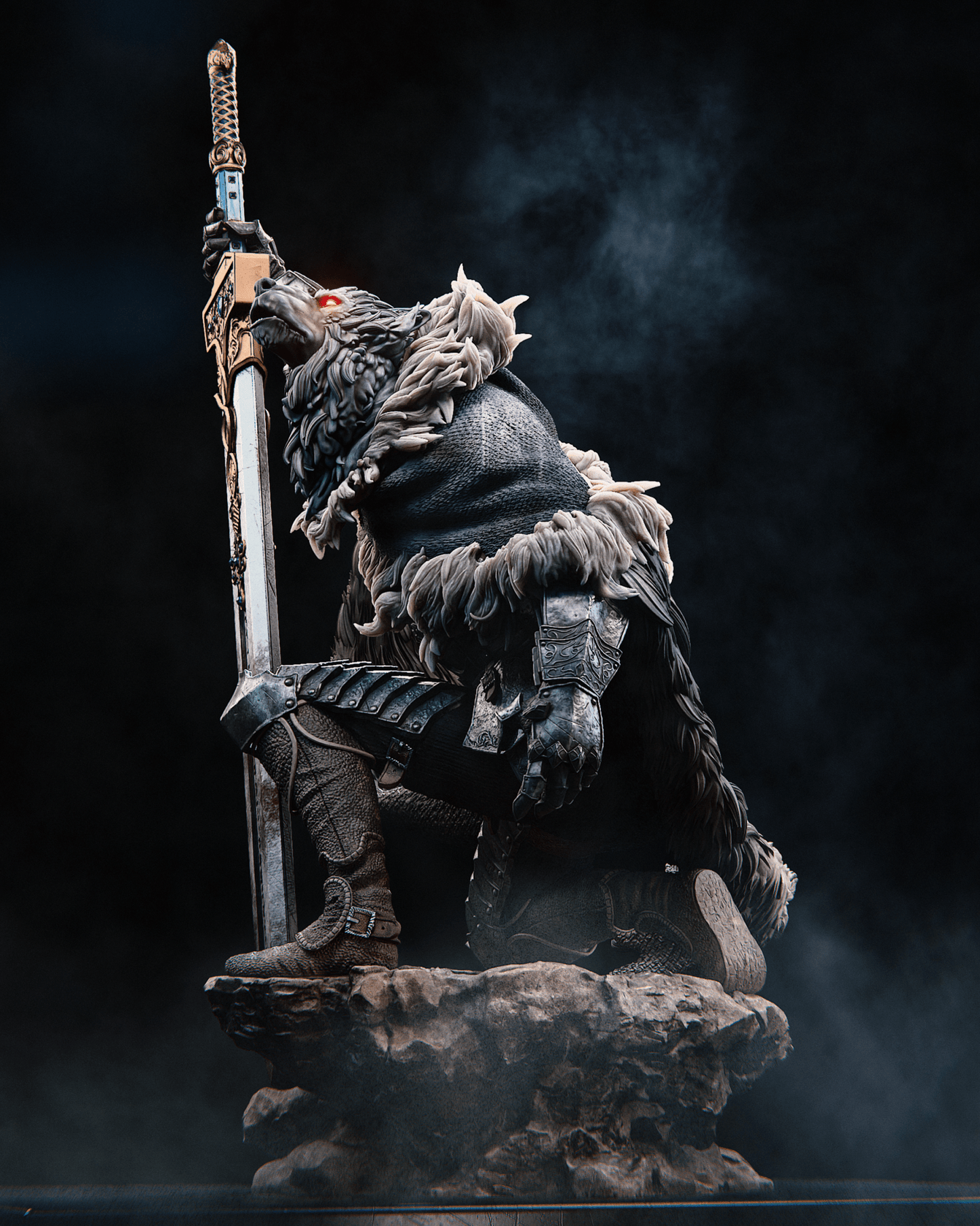 Blaidd - CA 3D Studios - Dark Forge Arts