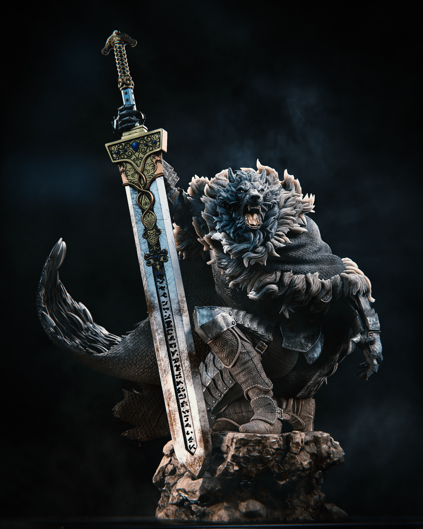 Blaidd - CA 3D Studios - Dark Forge Arts