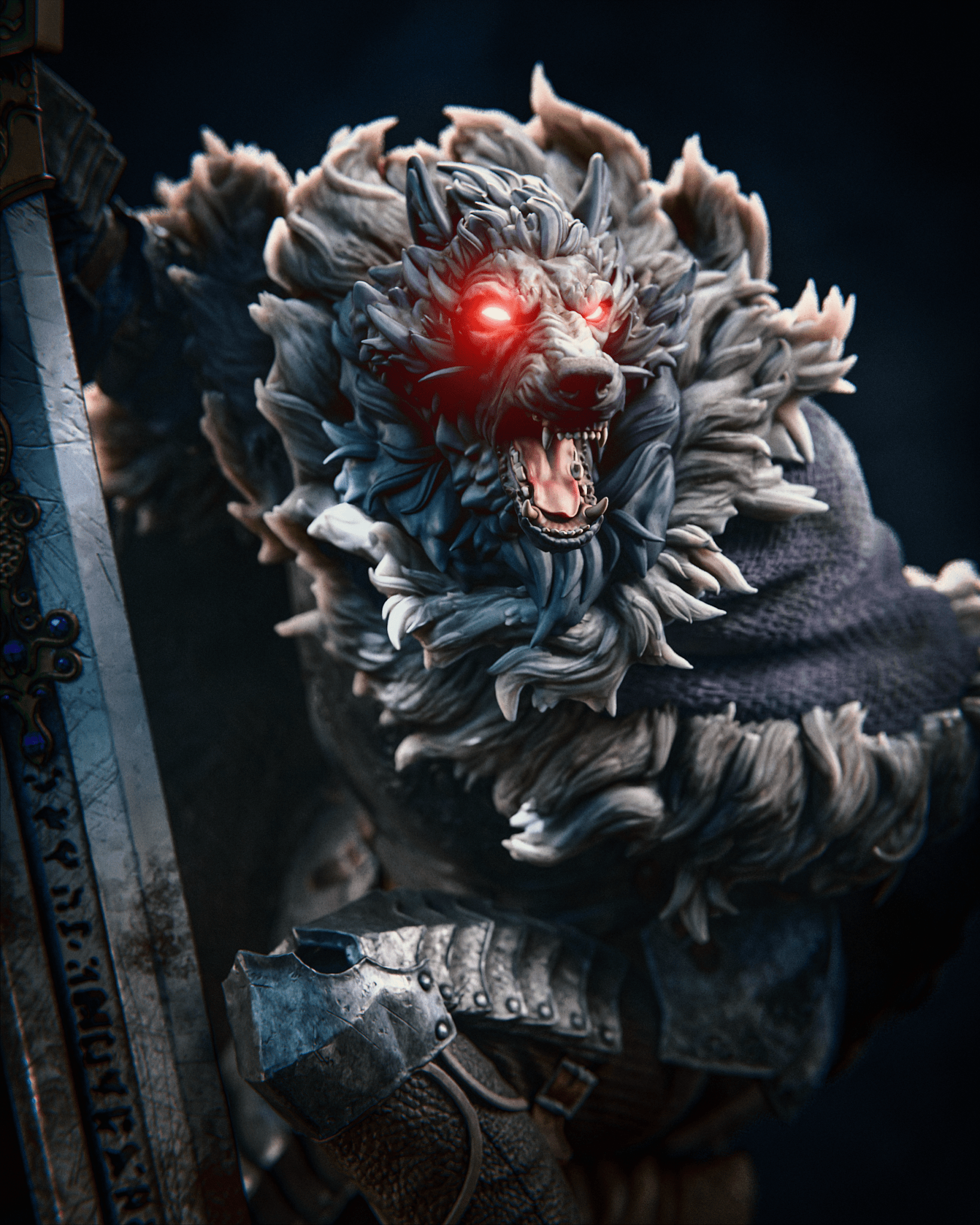 Blaidd - CA 3D Studios - Dark Forge Arts