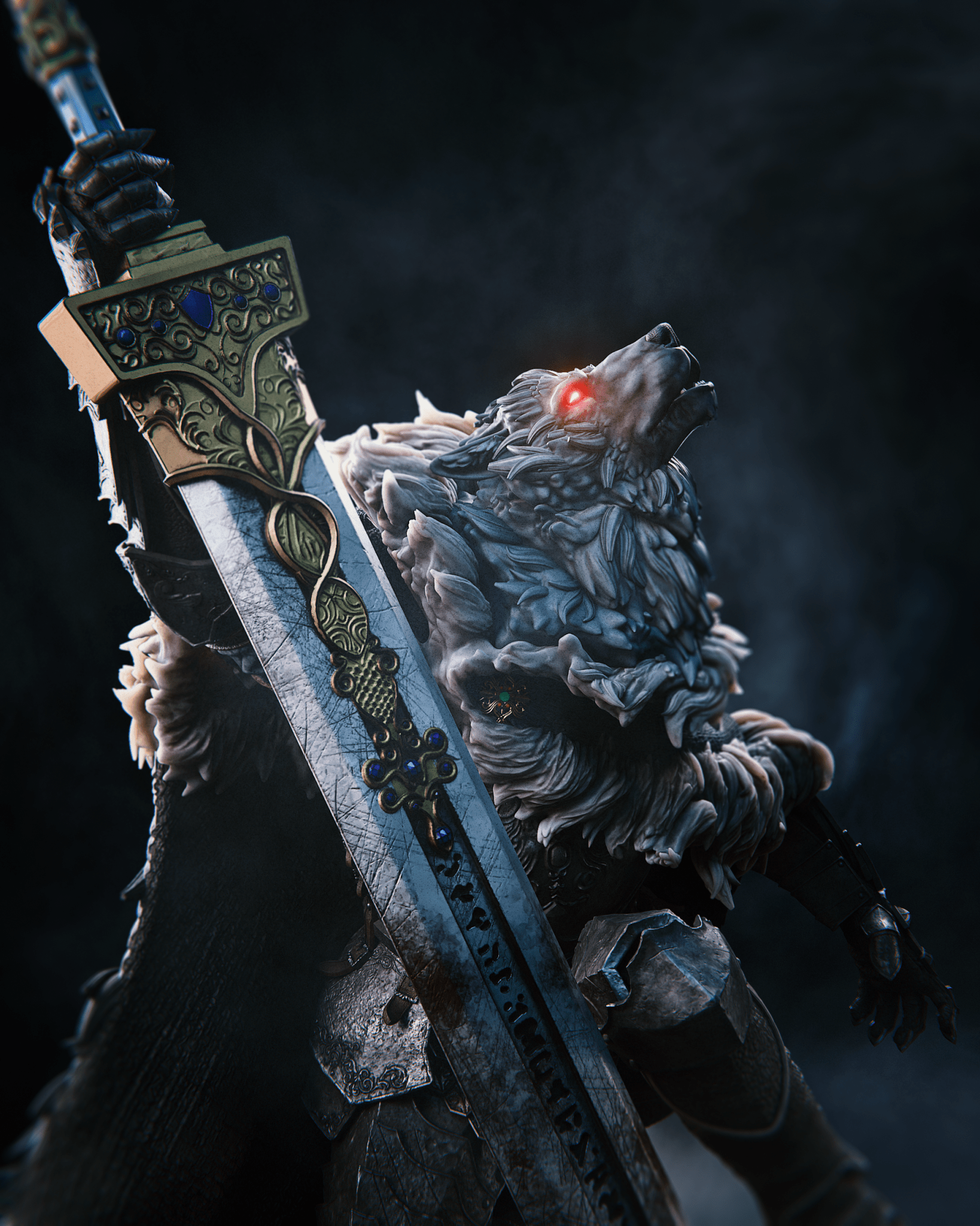 Blaidd - CA 3D Studios - Dark Forge Arts