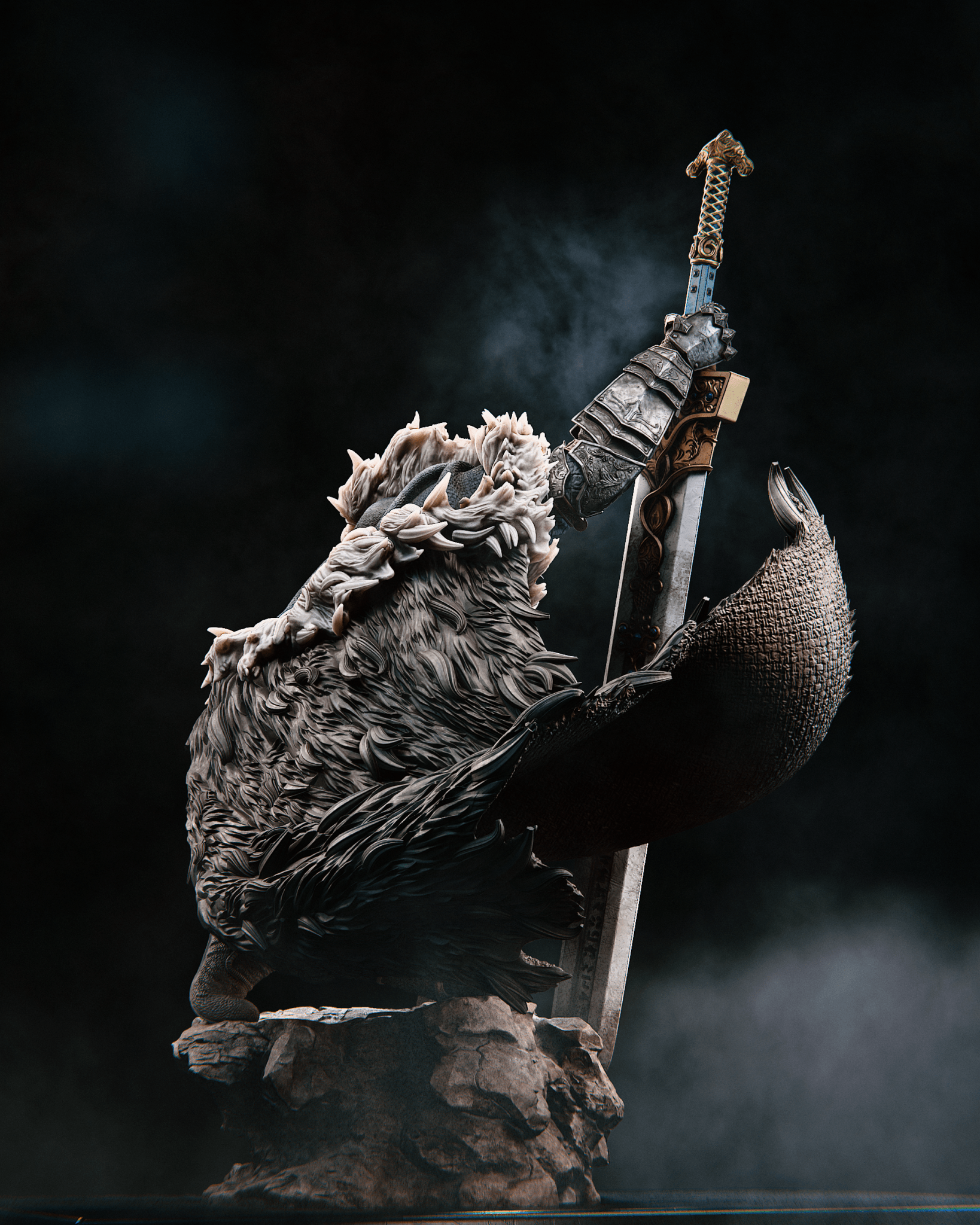 Blaidd - CA 3D Studios - Dark Forge Arts