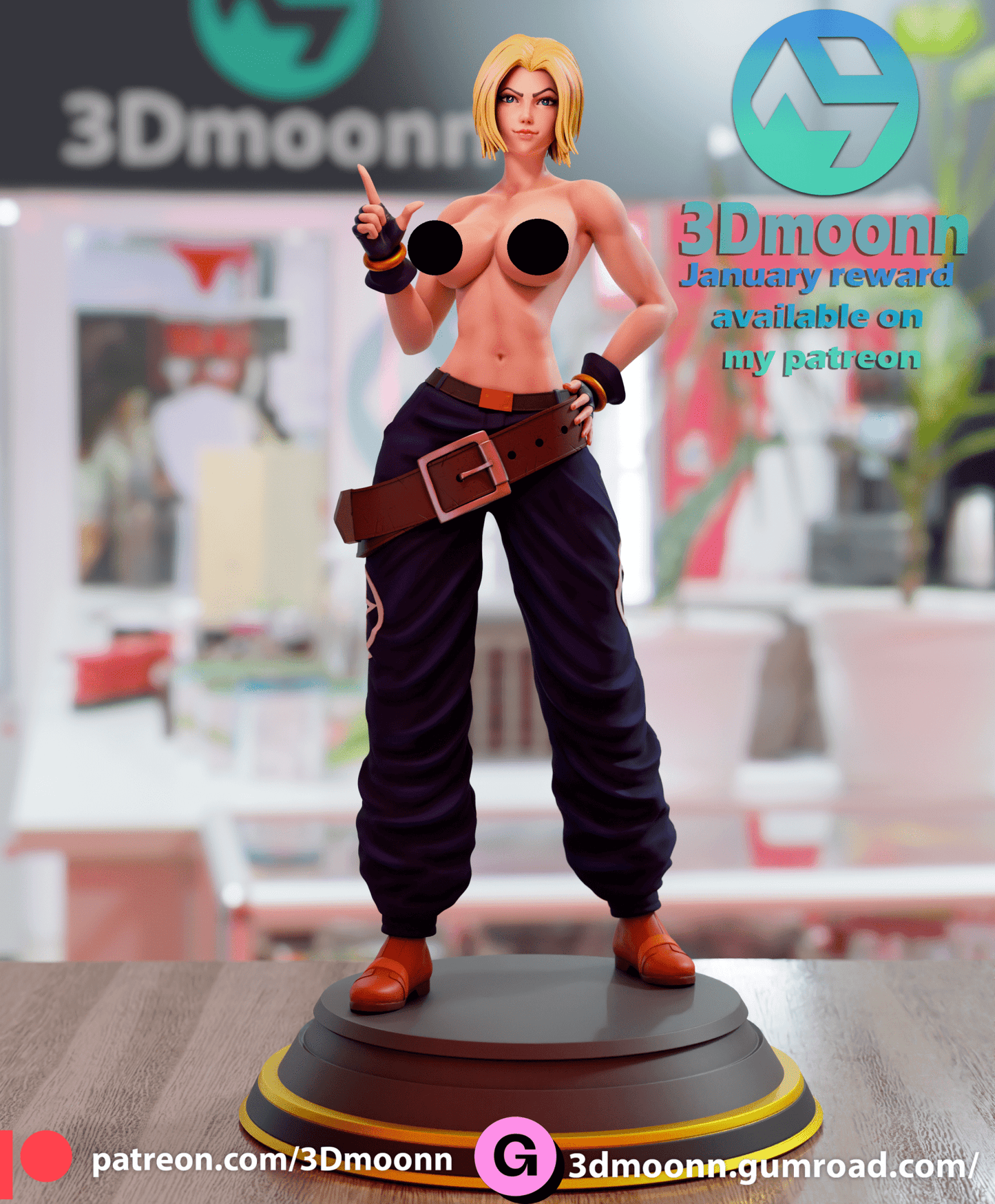 Blue Mary - 3DMoonn - Dark Forge Arts
