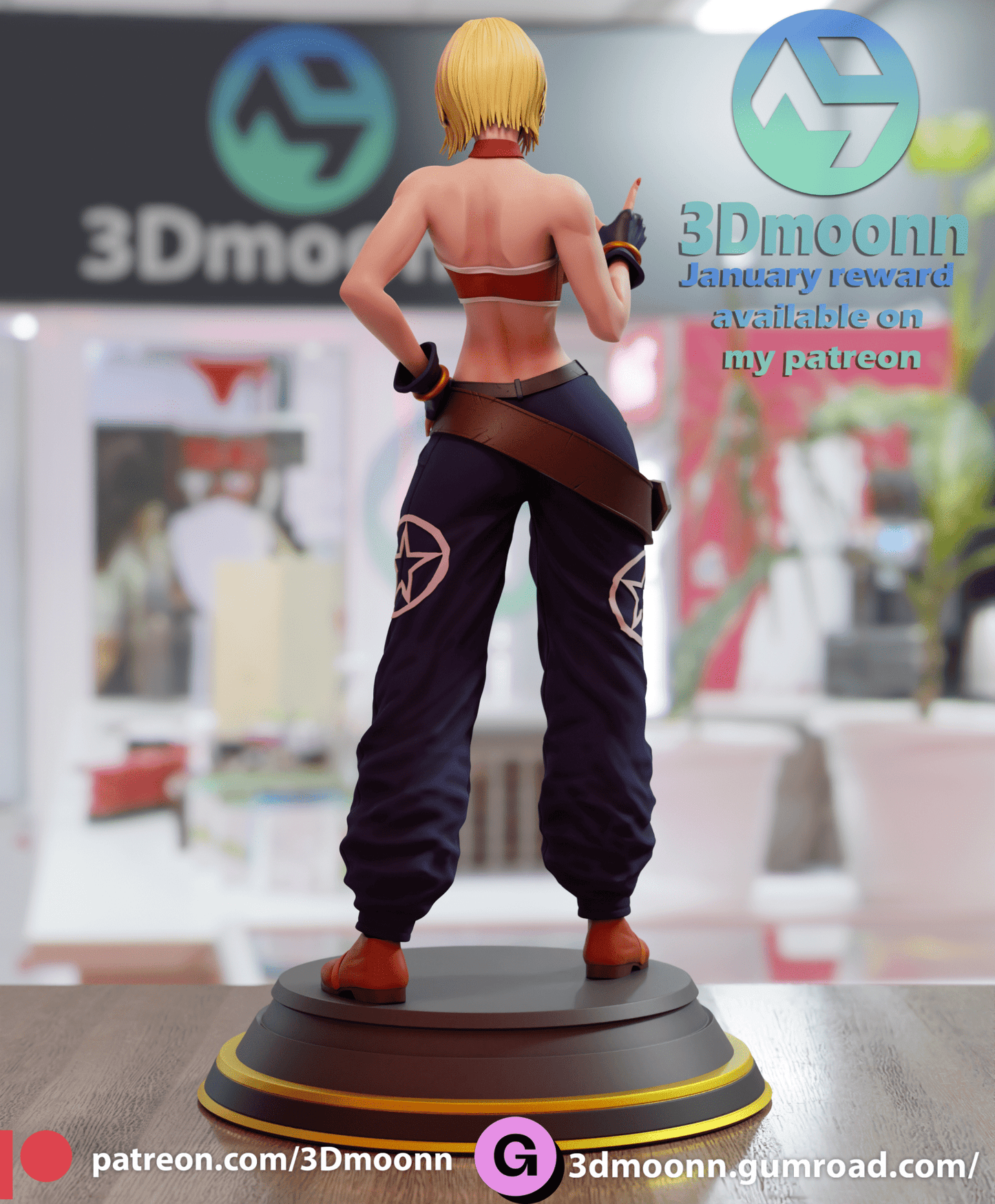 Blue Mary - 3DMoonn - Dark Forge Arts