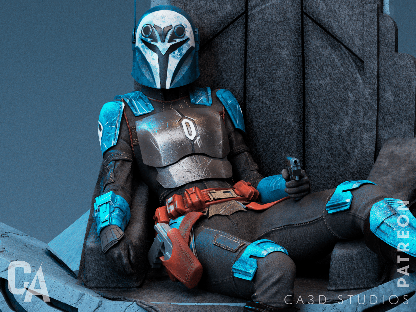 Bo Katan - CA 3D Studios - Dark Forge Arts