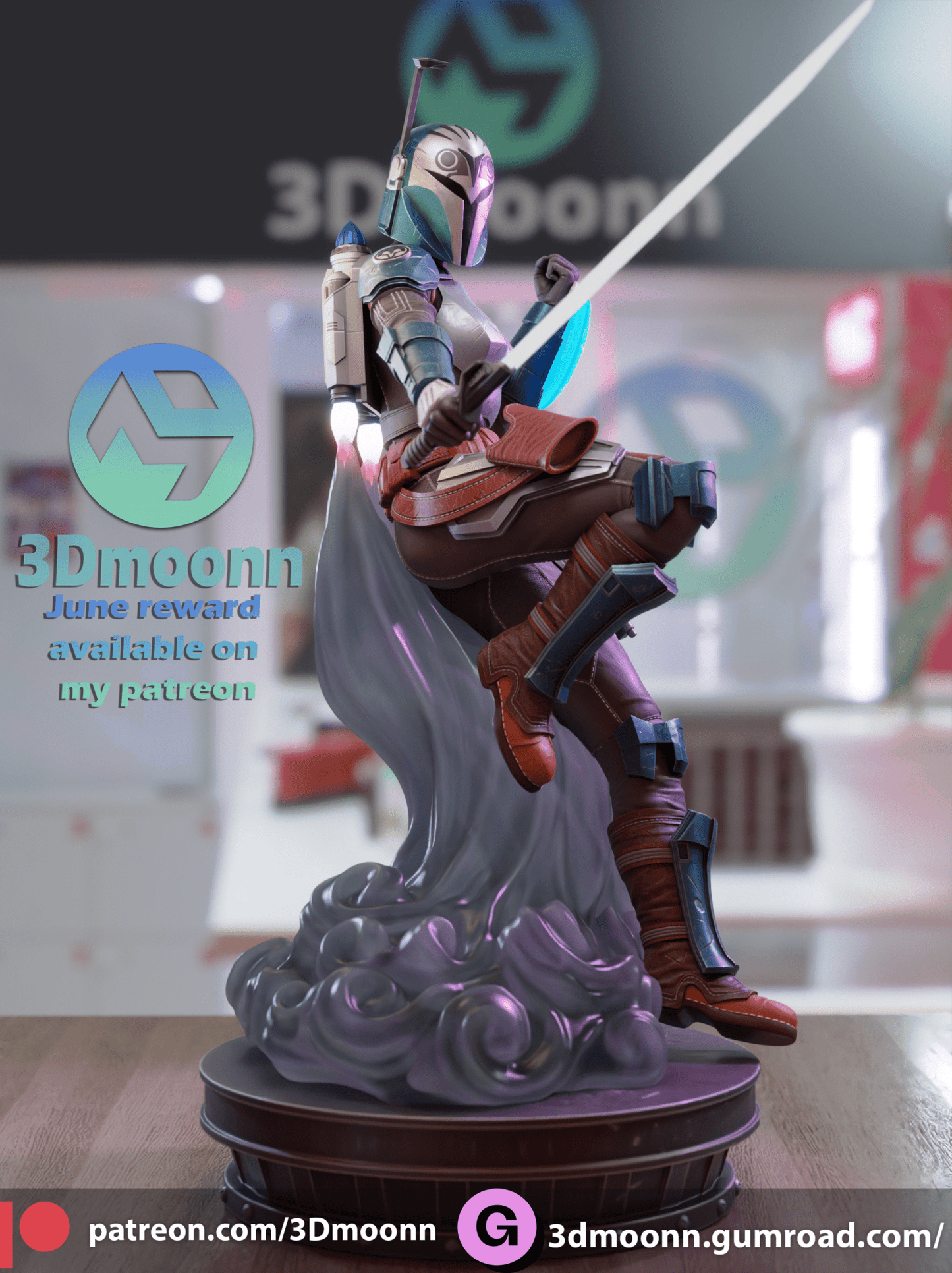 Bo Katan Kryze - 3DMoonn - Dark Forge Arts