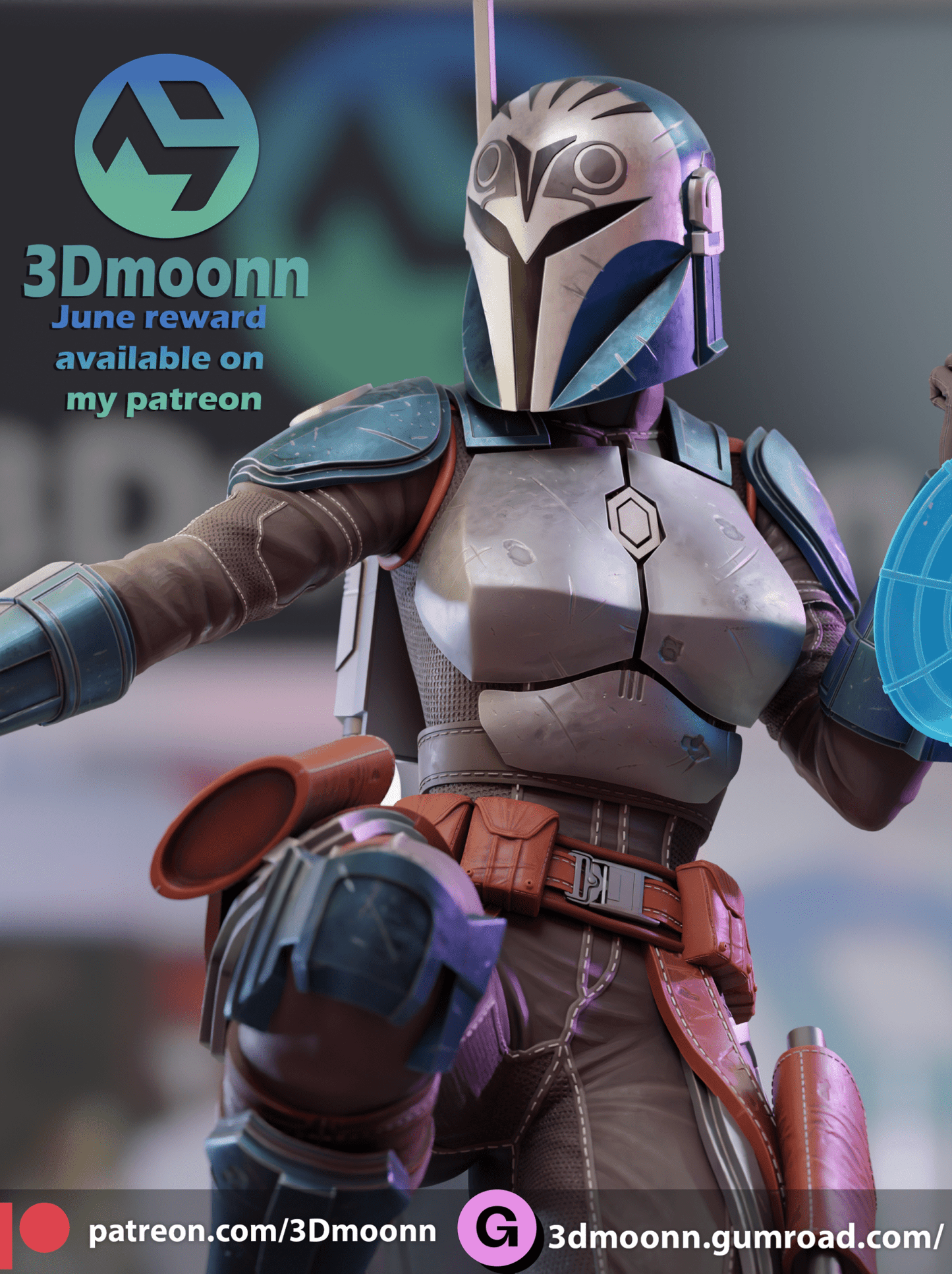 Bo Katan Kryze - 3DMoonn - Dark Forge Arts