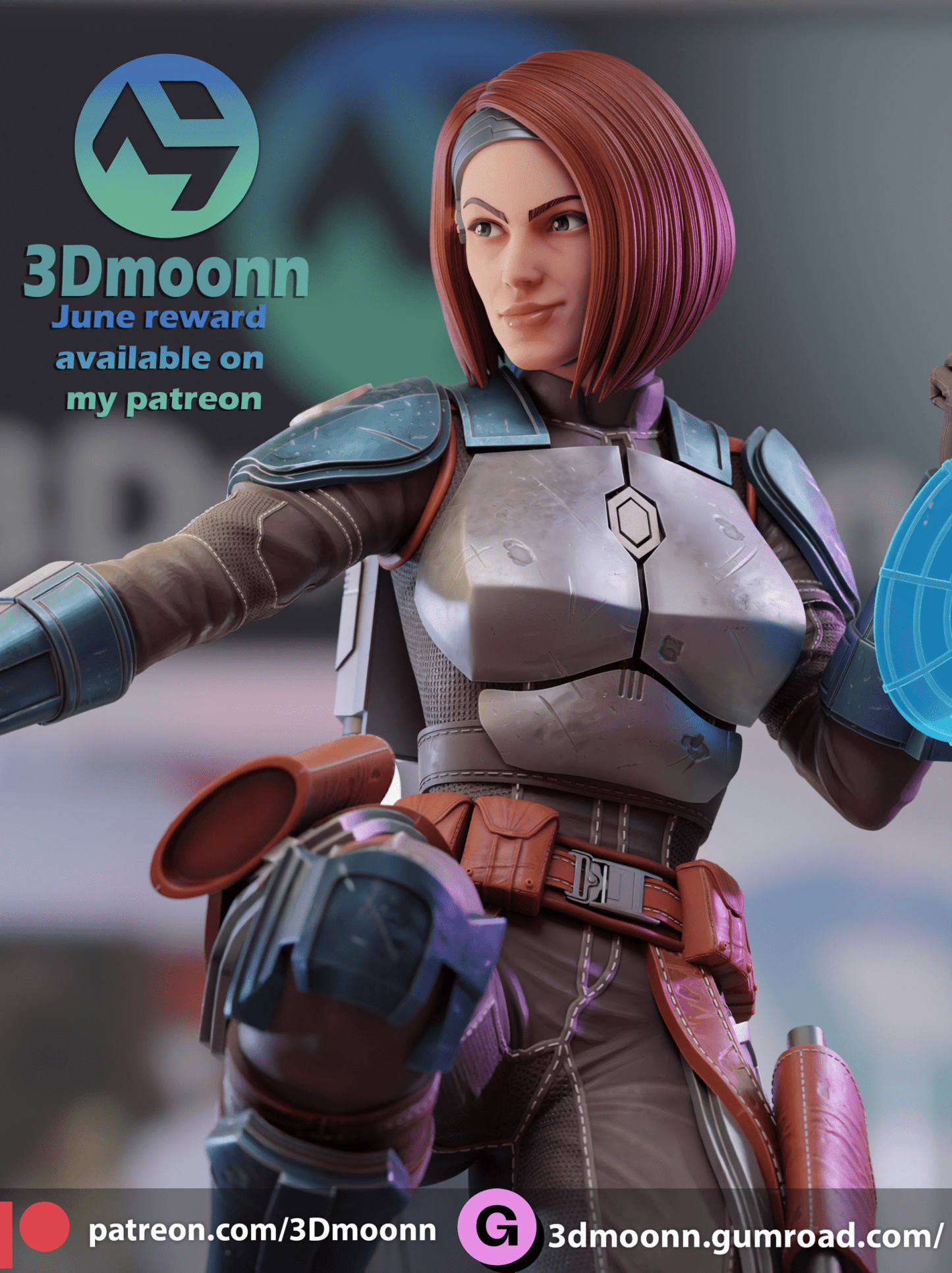 Bo Katan Kryze - 3DMoonn - Dark Forge Arts