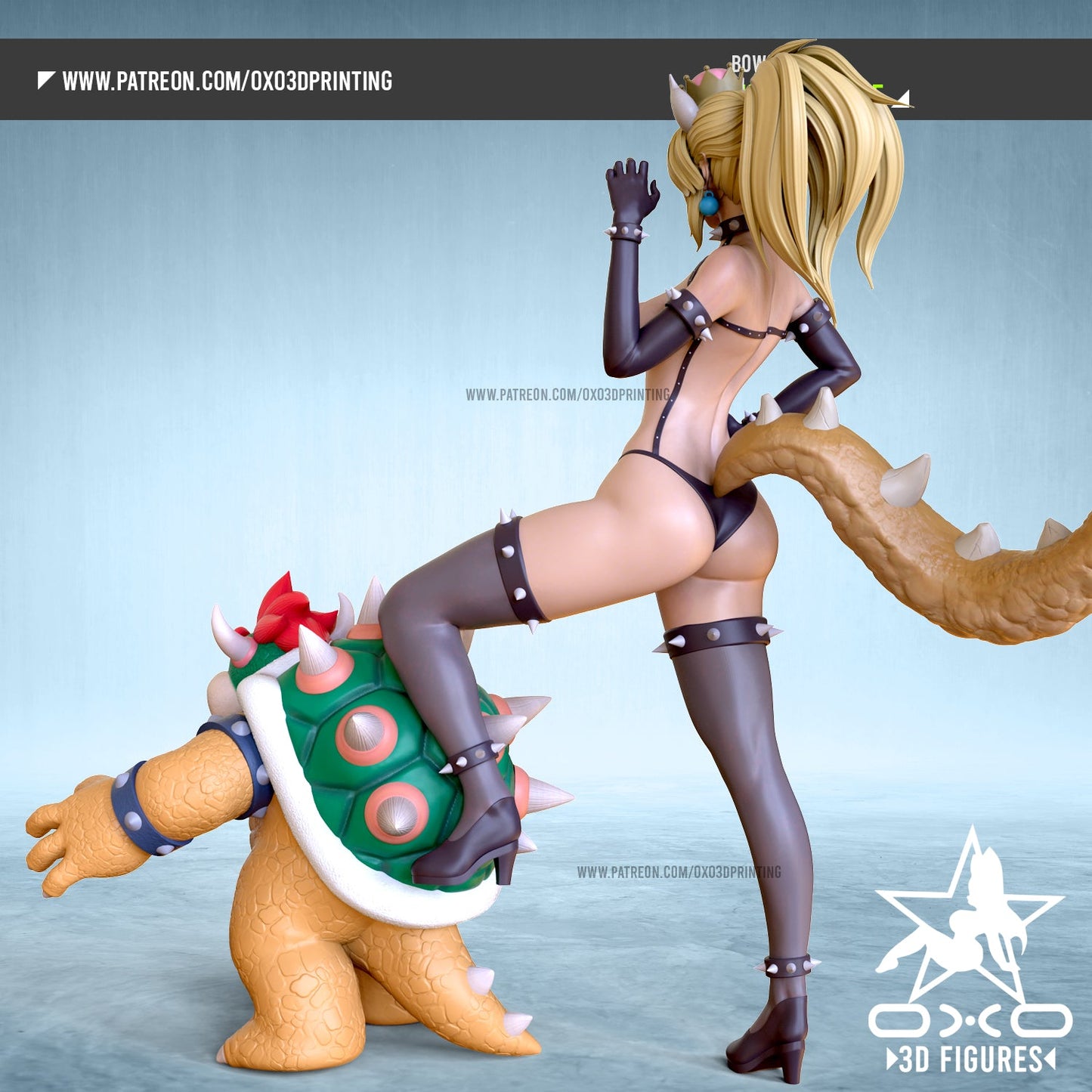 Bowsette - OXO3D - Dark Forge Arts