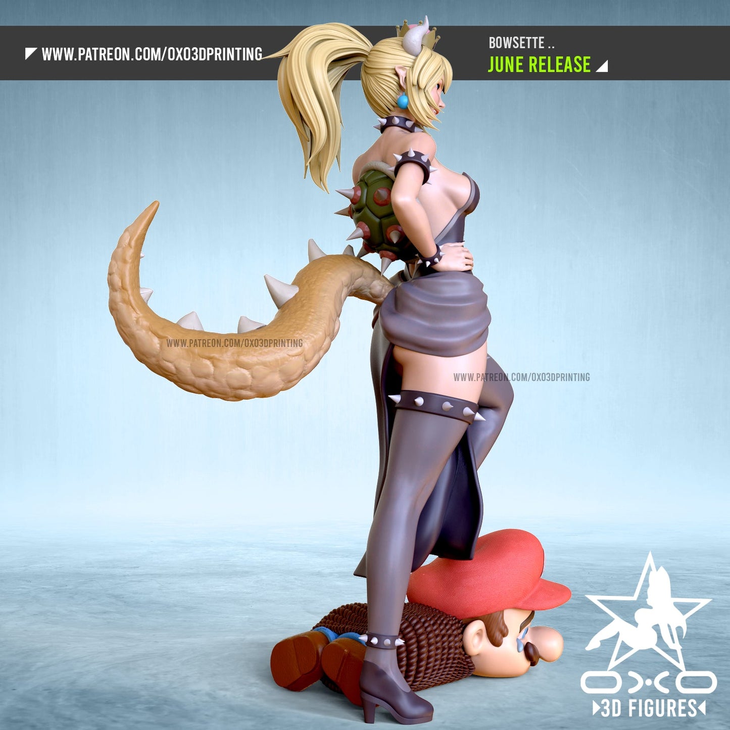 Bowsette - OXO3D - Dark Forge Arts