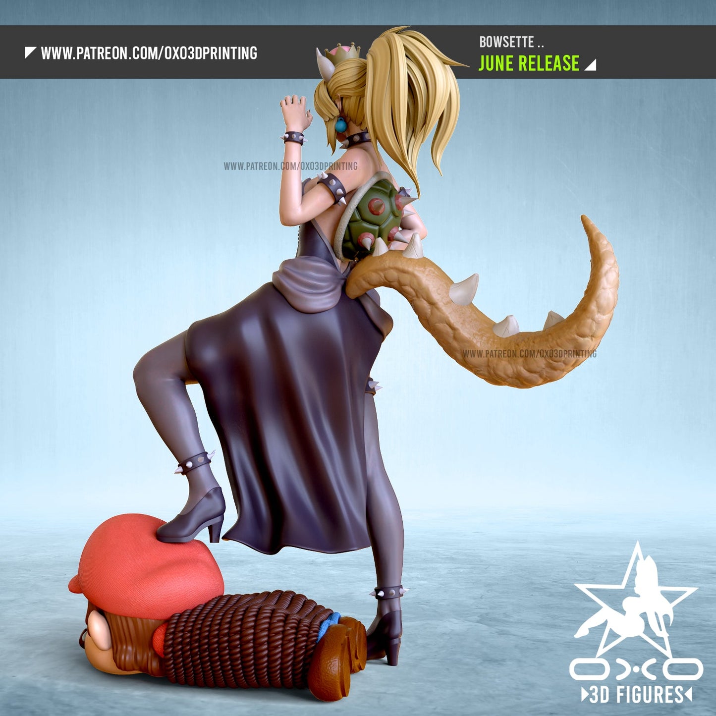 Bowsette - OXO3D - Dark Forge Arts