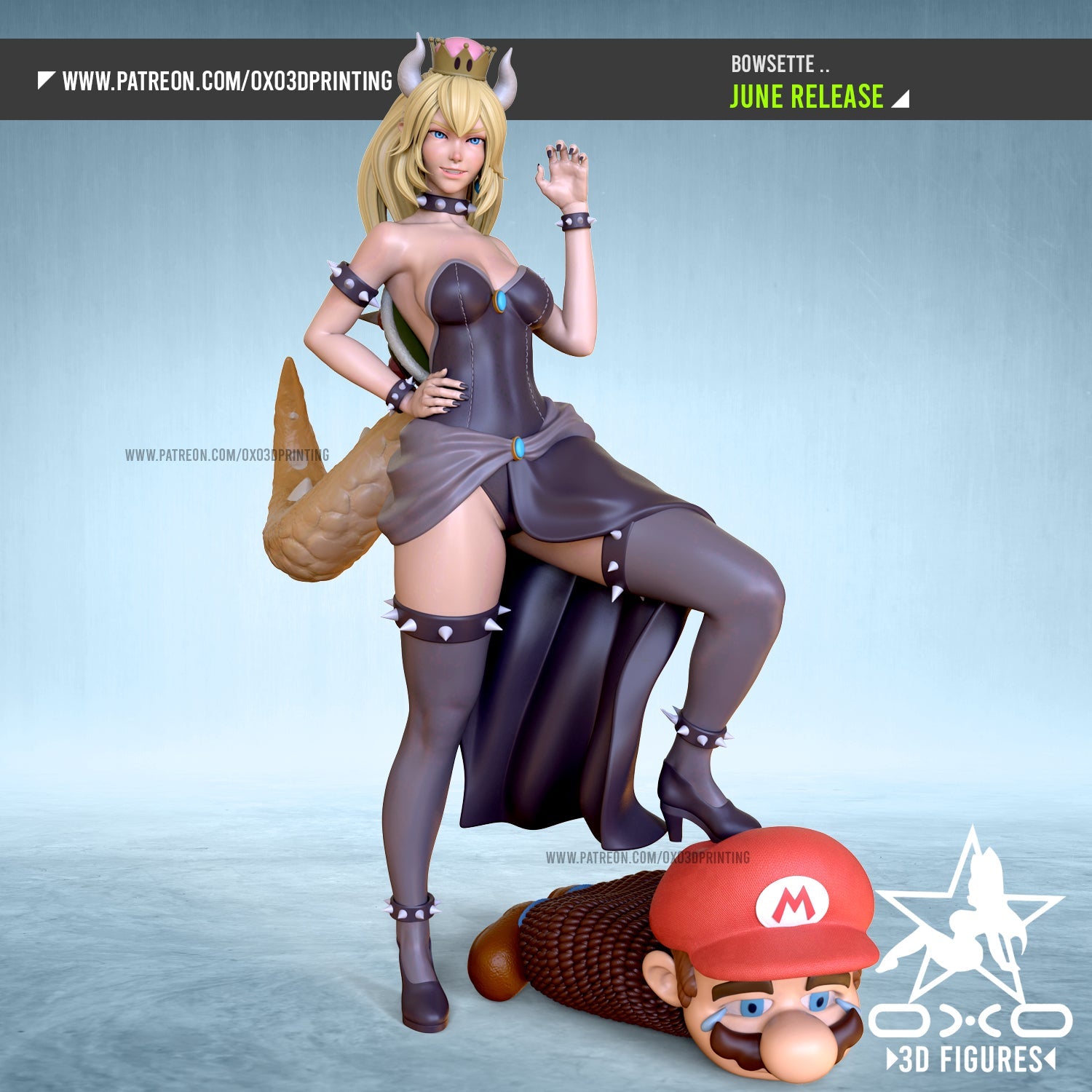 Bowsette - OXO3D - Dark Forge Arts