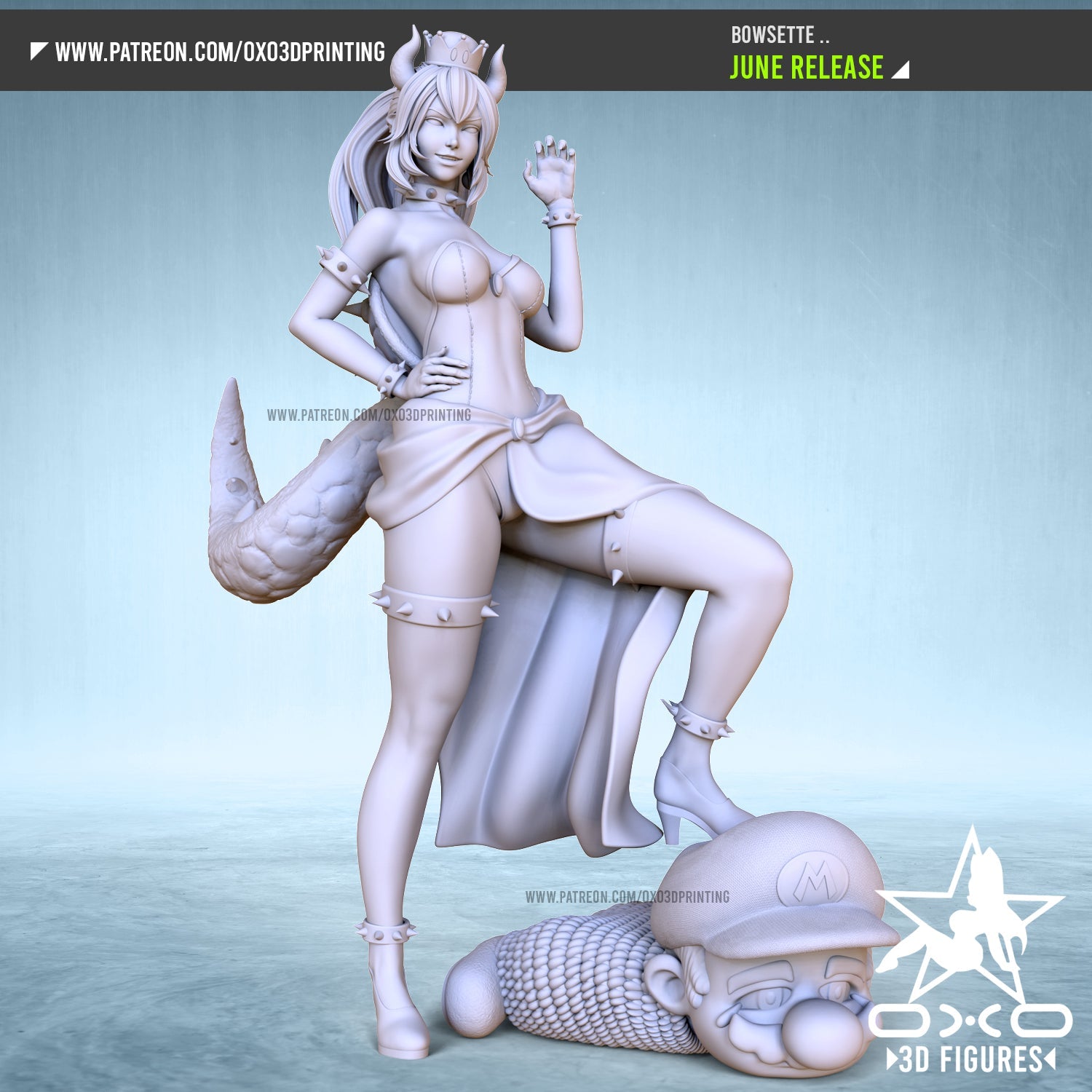 Bowsette - OXO3D - Dark Forge Arts