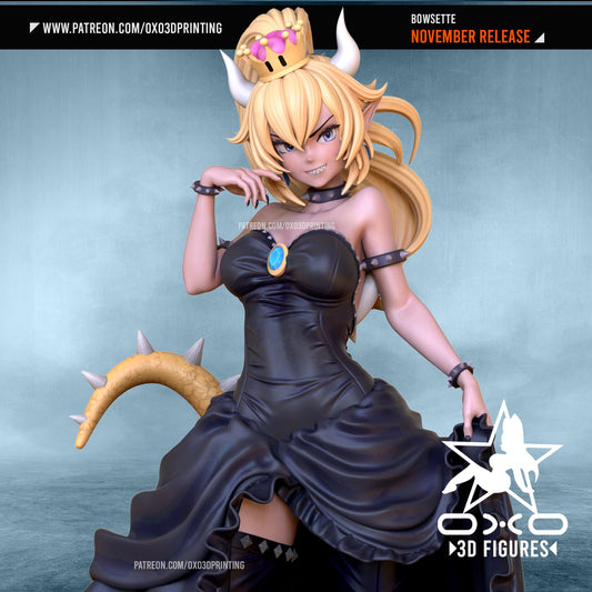 Bowsette V2 - OXO3D - Dark Forge Arts