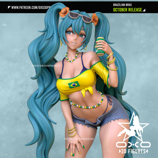 Brazilian Miku - OXO3D - Dark Forge Arts