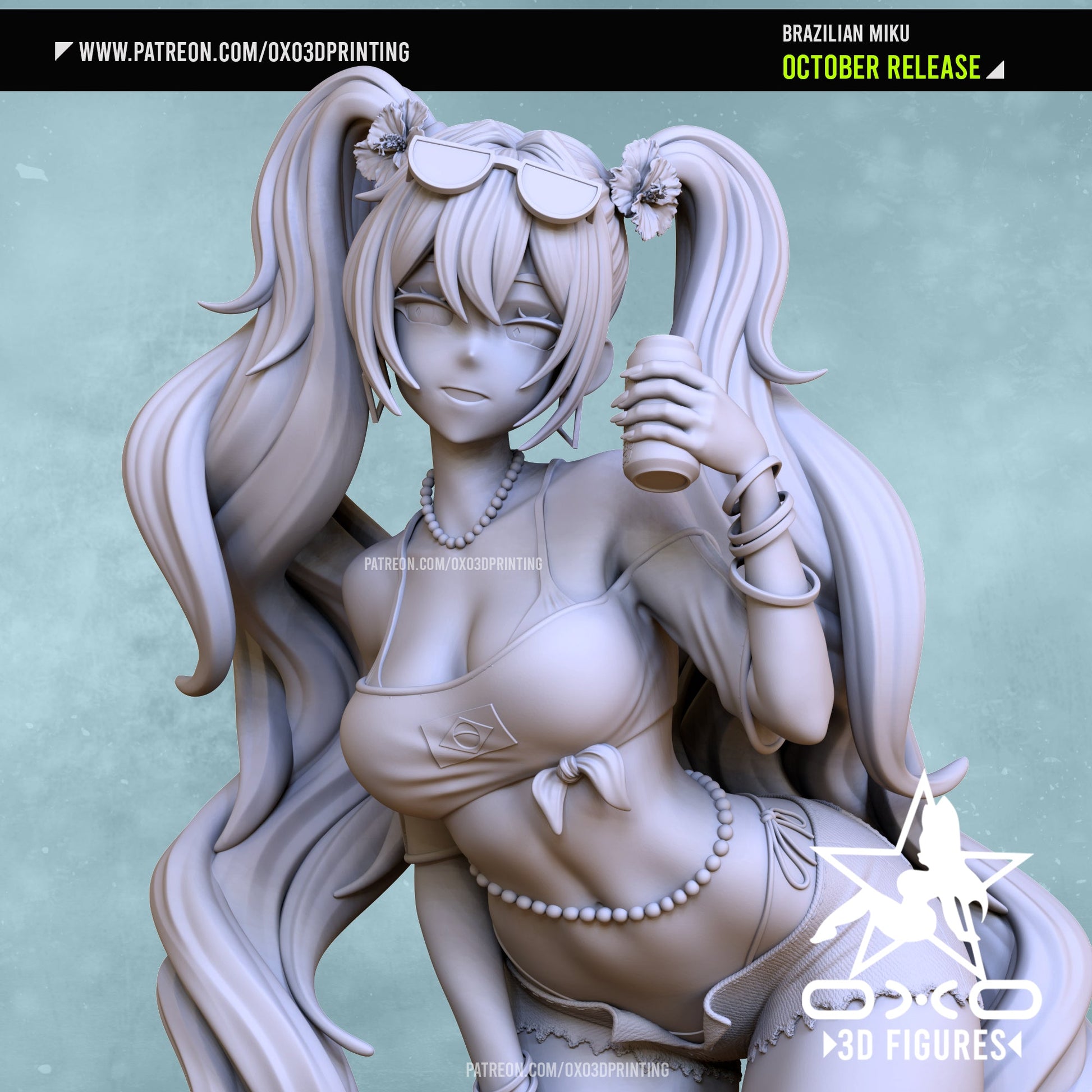 Brazilian Miku - OXO3D - Dark Forge Arts