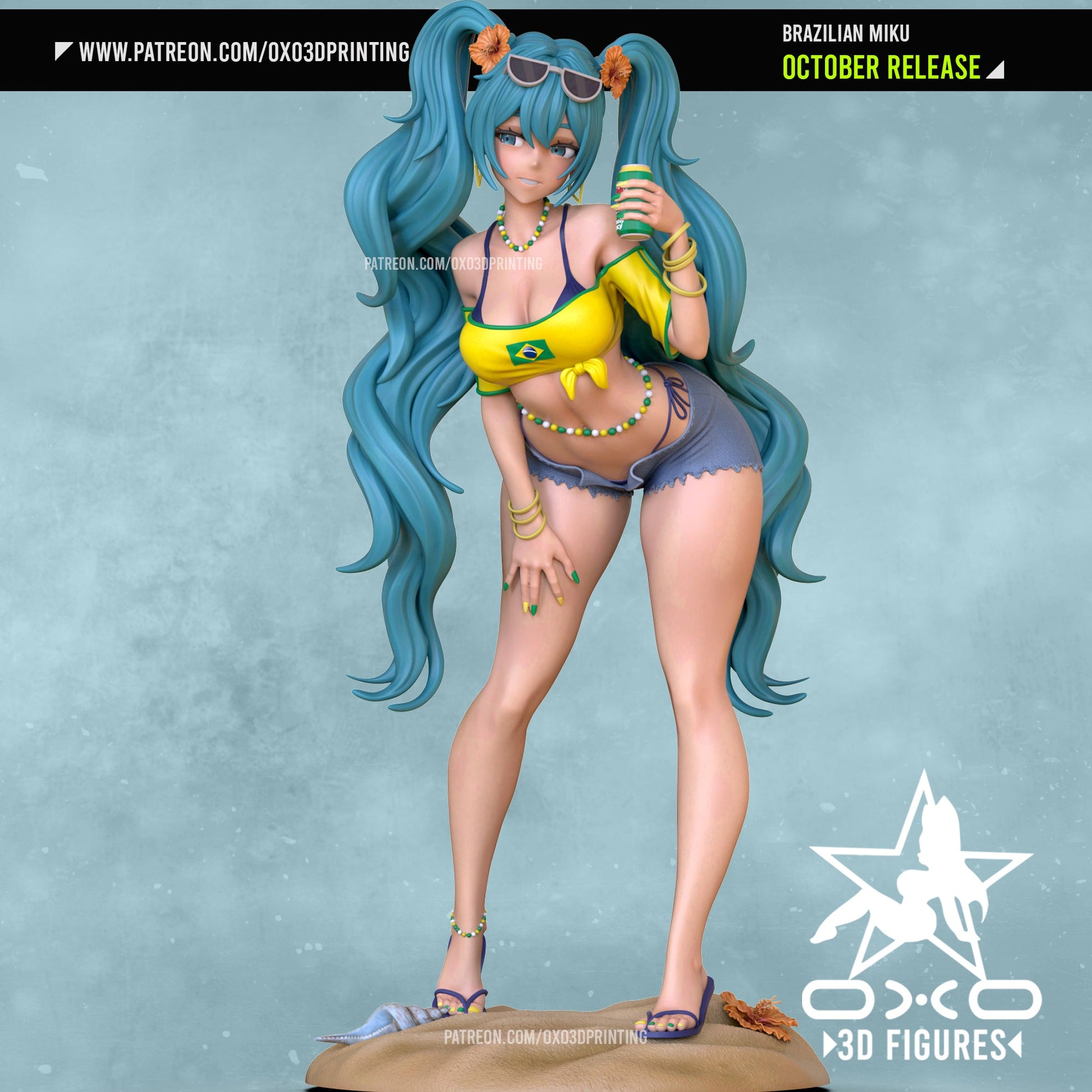Brazilian Miku - OXO3D - Dark Forge Arts