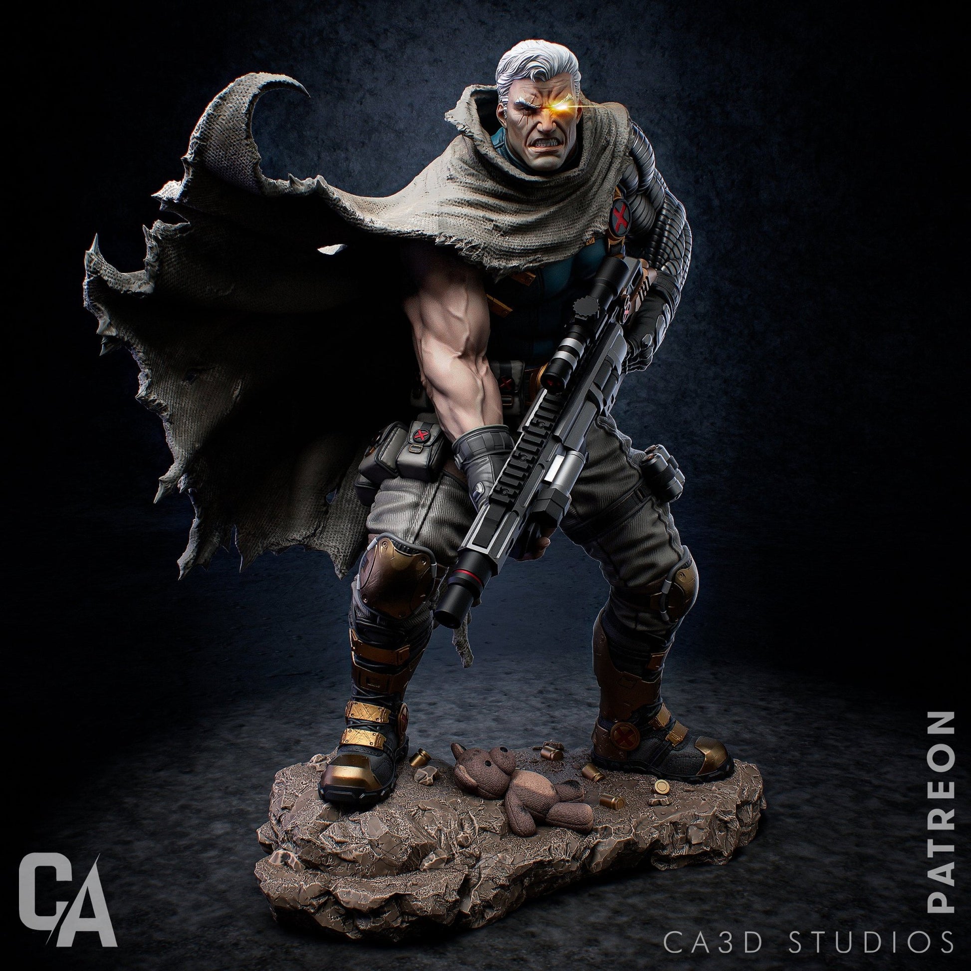 Cable - CA 3D Studios - Dark Forge Arts