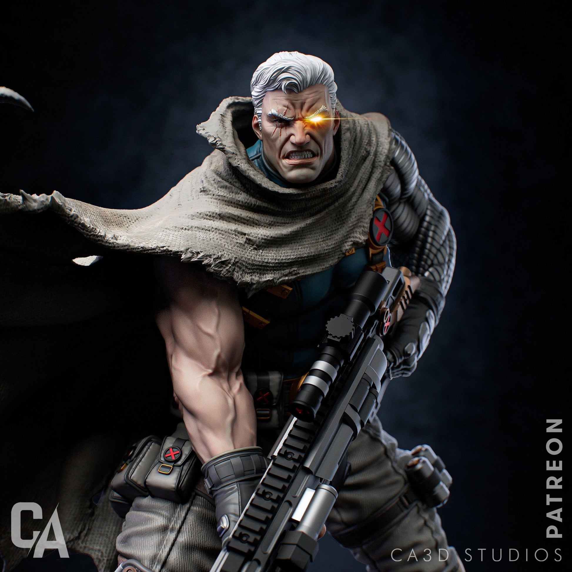Cable - CA 3D Studios - Dark Forge Arts