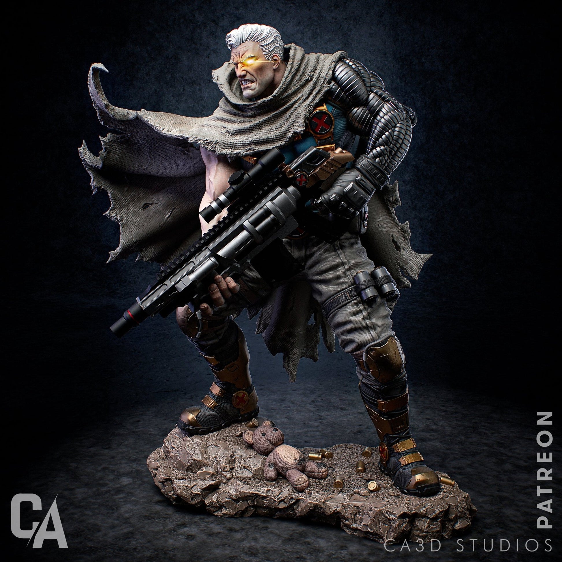 Cable - CA 3D Studios - Dark Forge Arts