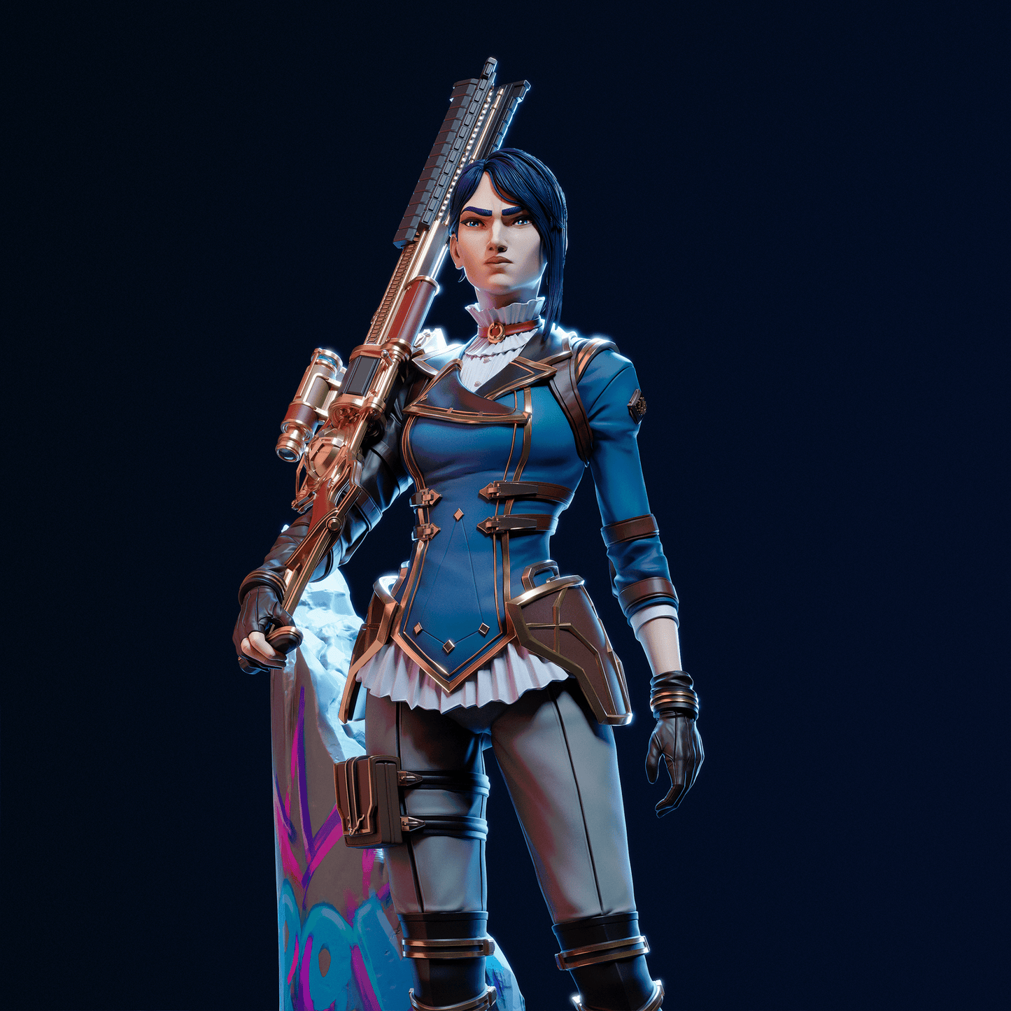 Caitlyn - CA 3D Studios - Dark Forge Arts