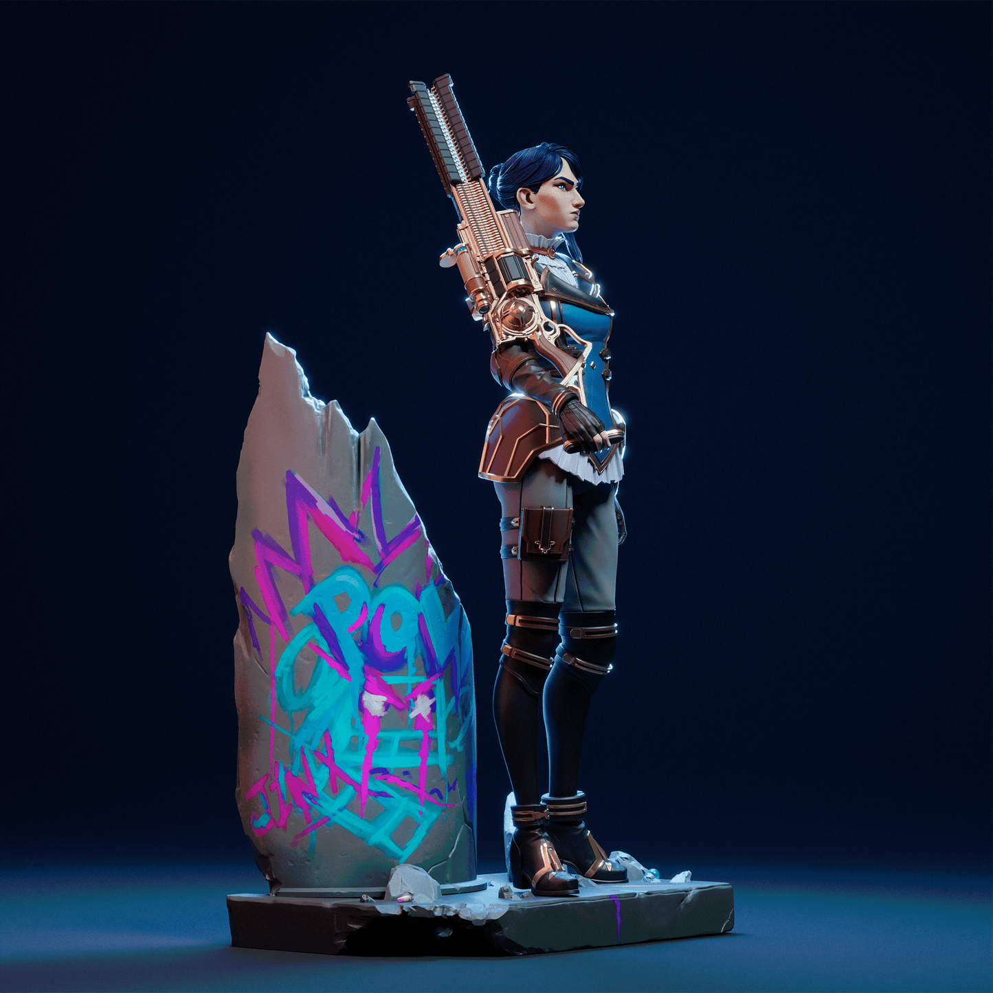 Caitlyn - CA 3D Studios - Dark Forge Arts