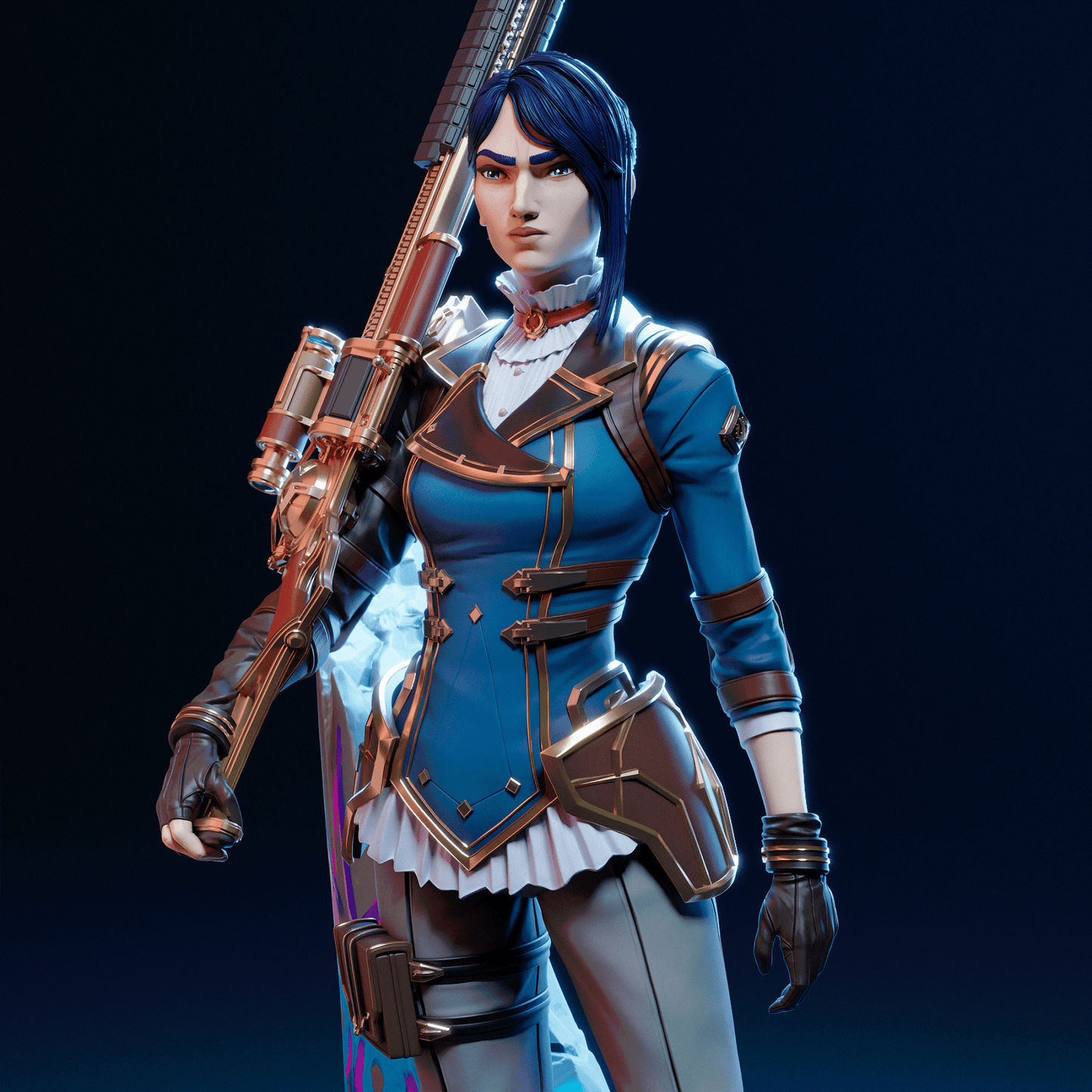 Caitlyn - CA 3D Studios - Dark Forge Arts