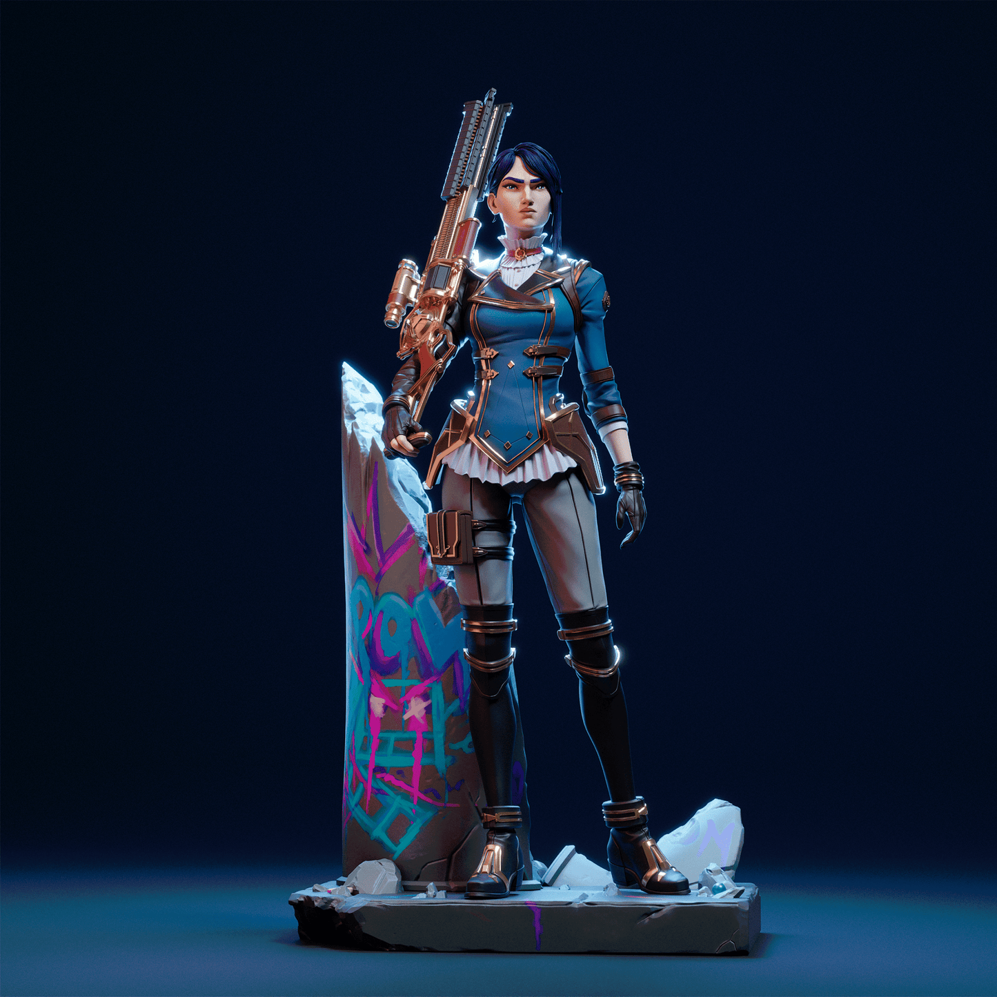 Caitlyn - CA 3D Studios - Dark Forge Arts