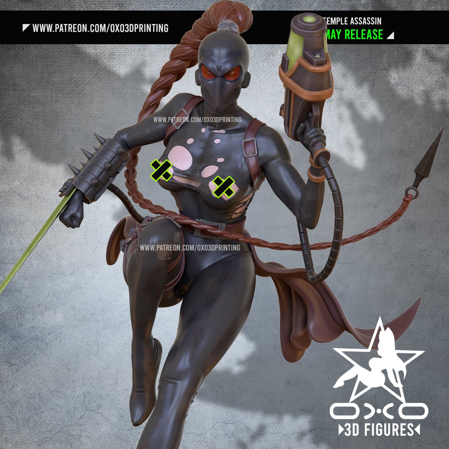 Calli Temple Assassin - OXO3D - Dark Forge Arts