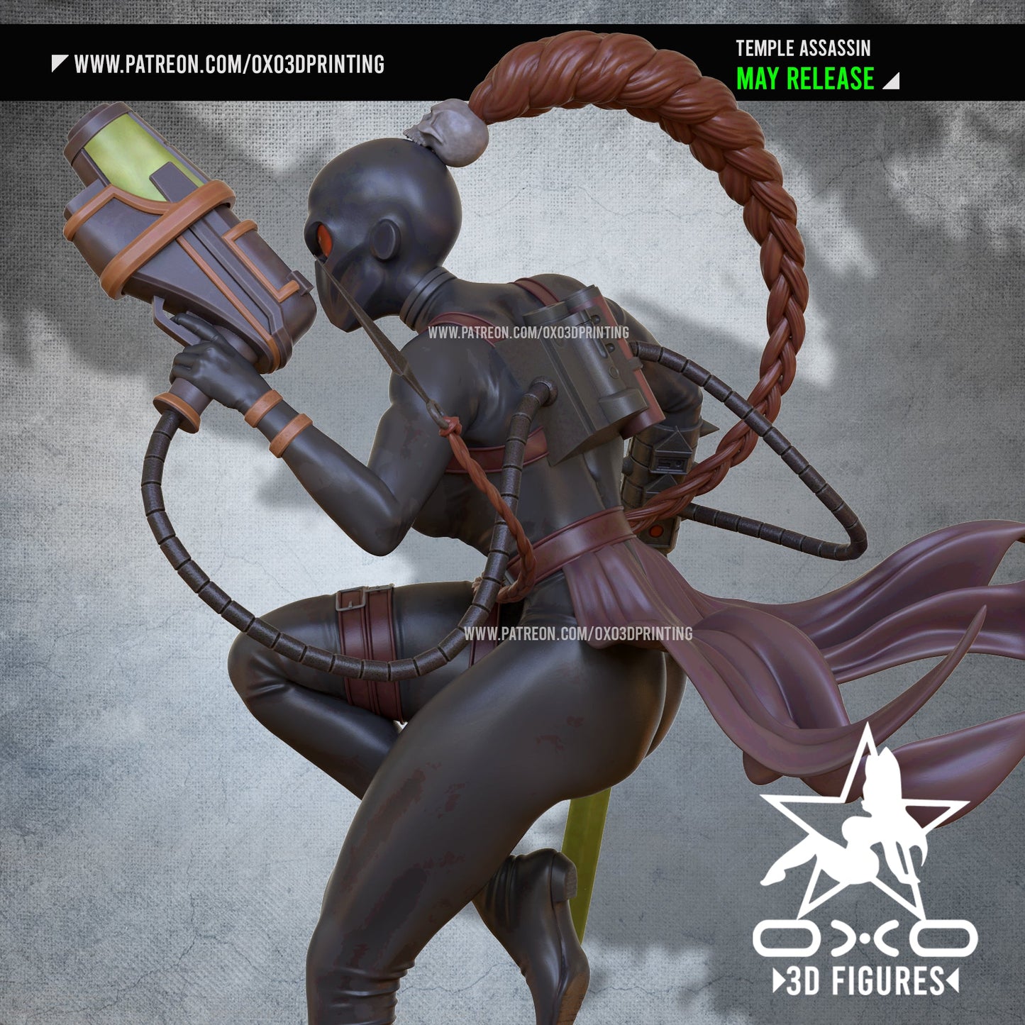 Calli Temple Assassin - OXO3D - Dark Forge Arts