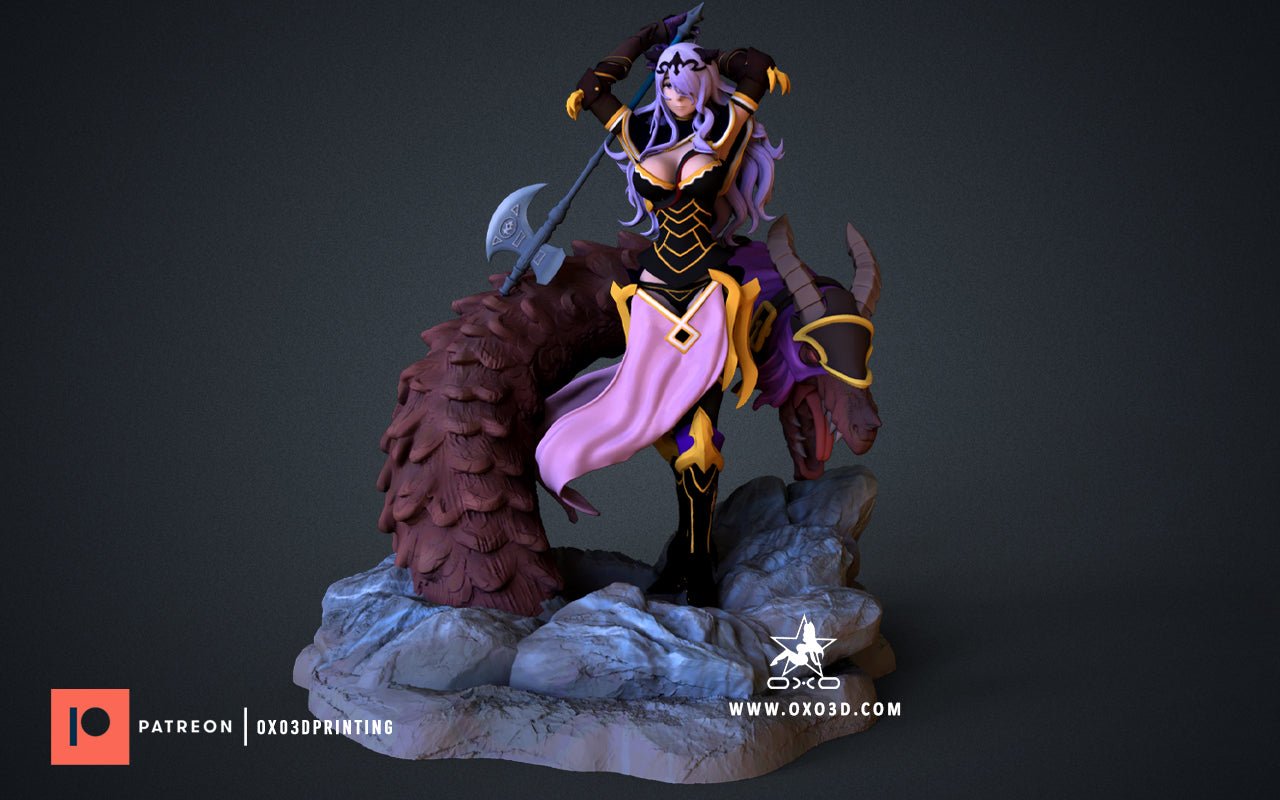 Camilla Dragon - OXO3D - Dark Forge Arts